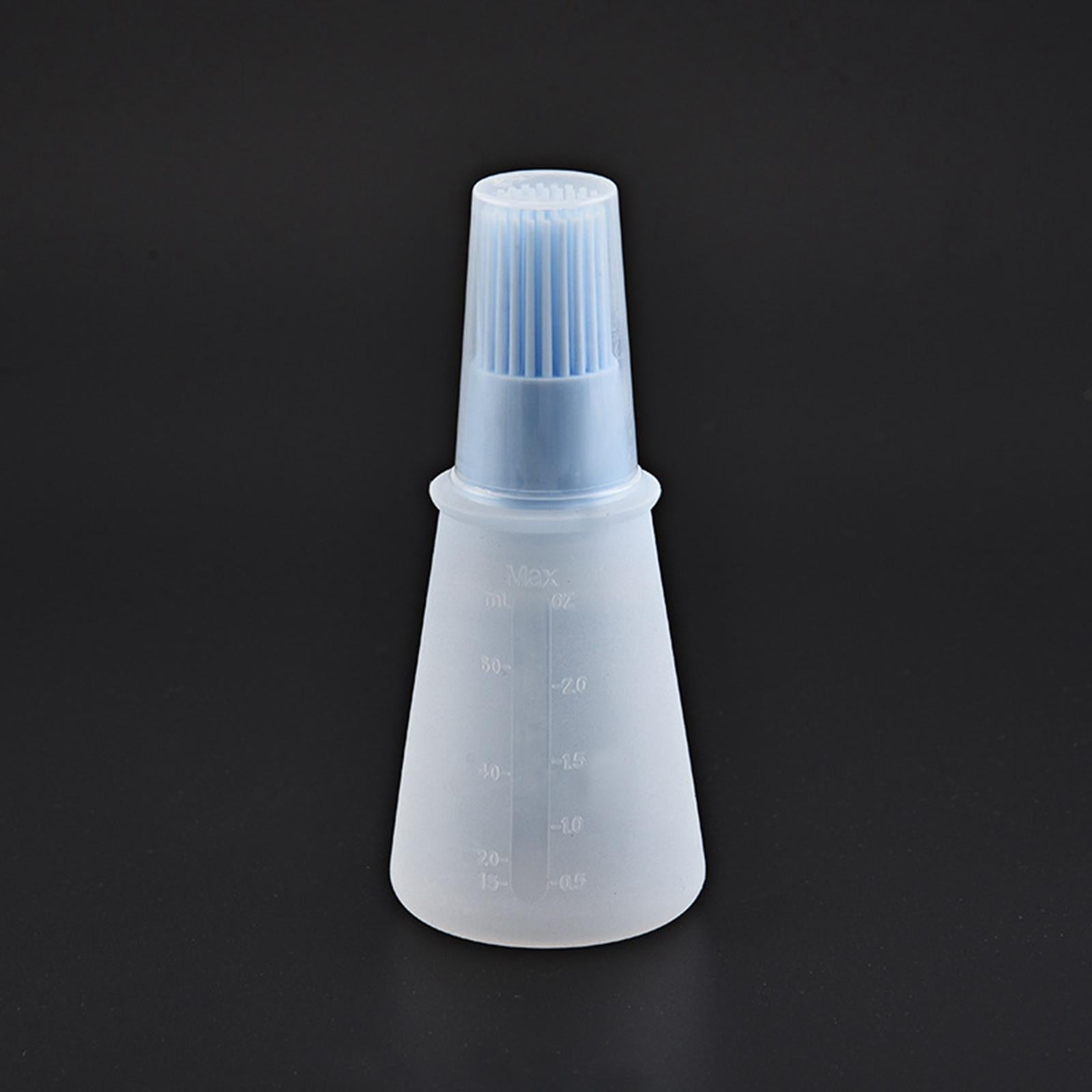 BBQ/Pastry Basting Brushes Oil Dispenser Bottle High Temperature for Kitchen Blue