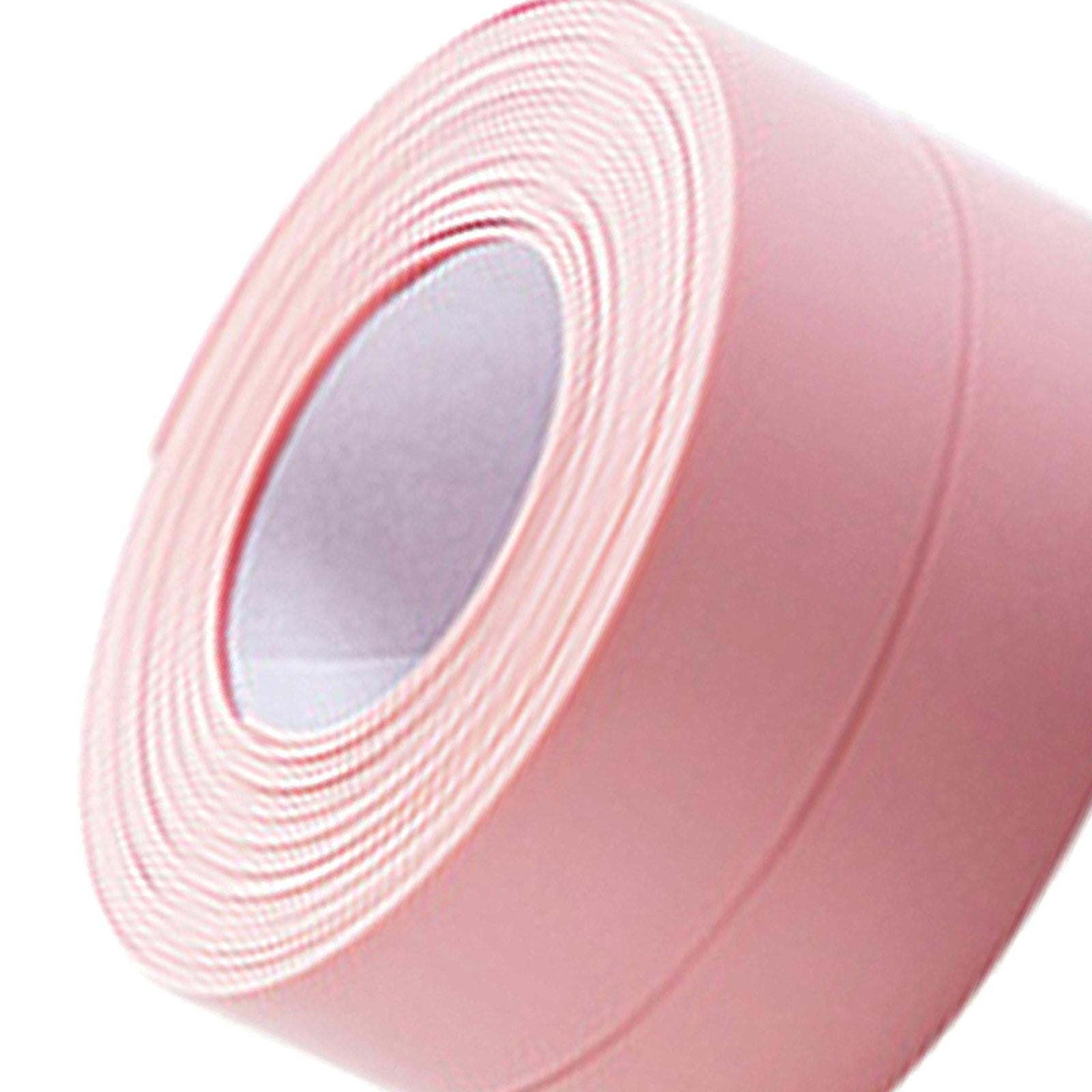 PVC Sealing Strip Tape 3.2M Length for Toilet Kitchen Wall Corner Edge pink