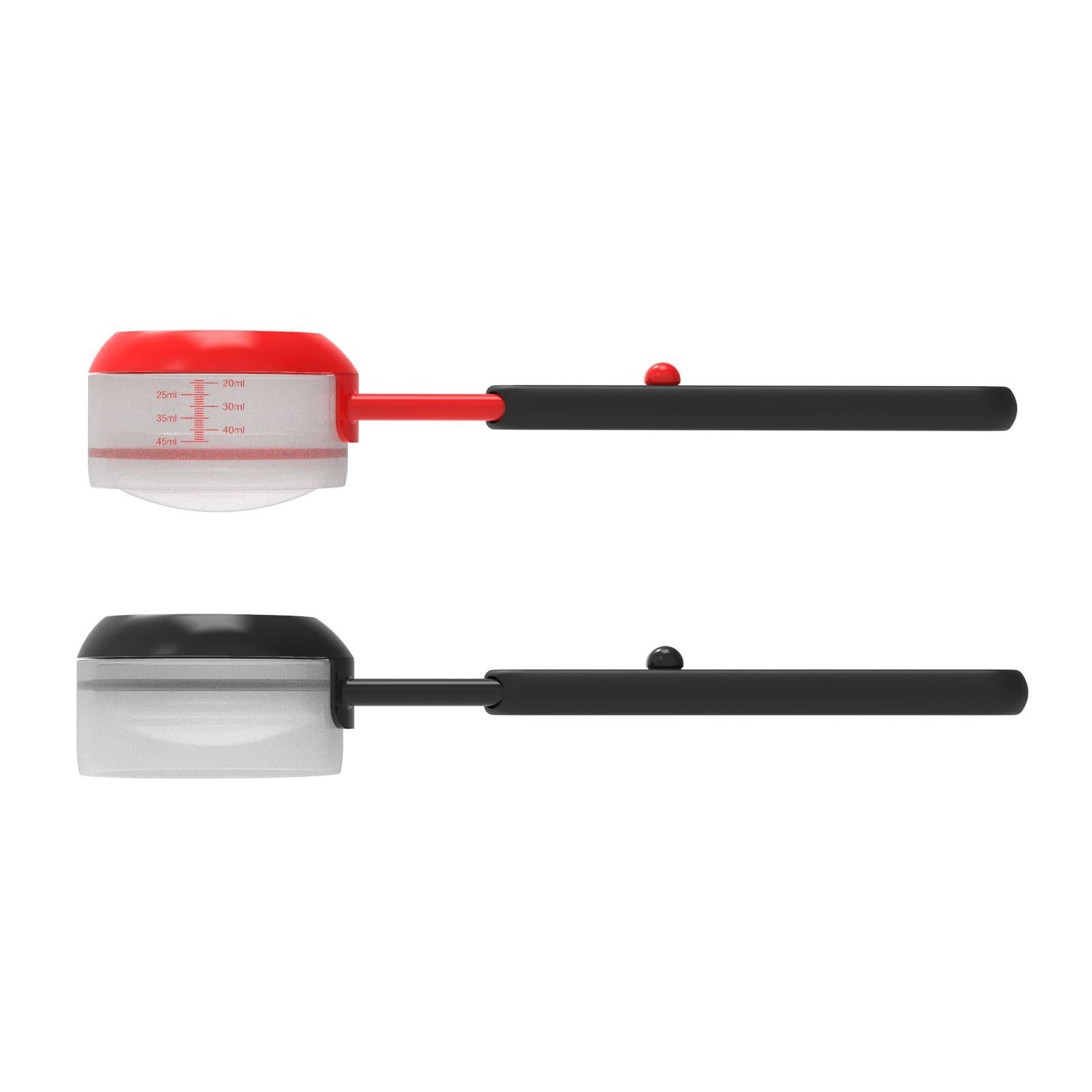 Multipurpose Adjustable Measuring Spoon with Scale for Cooking Baking Tool Red