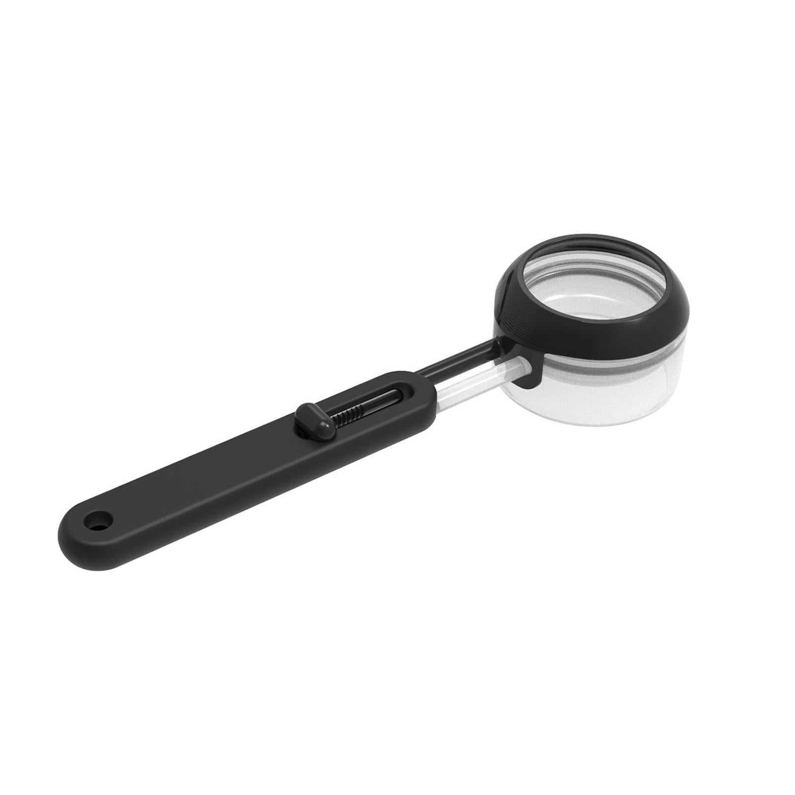 Multipurpose Adjustable Measuring Spoon with Scale for Cooking Baking Tool Black