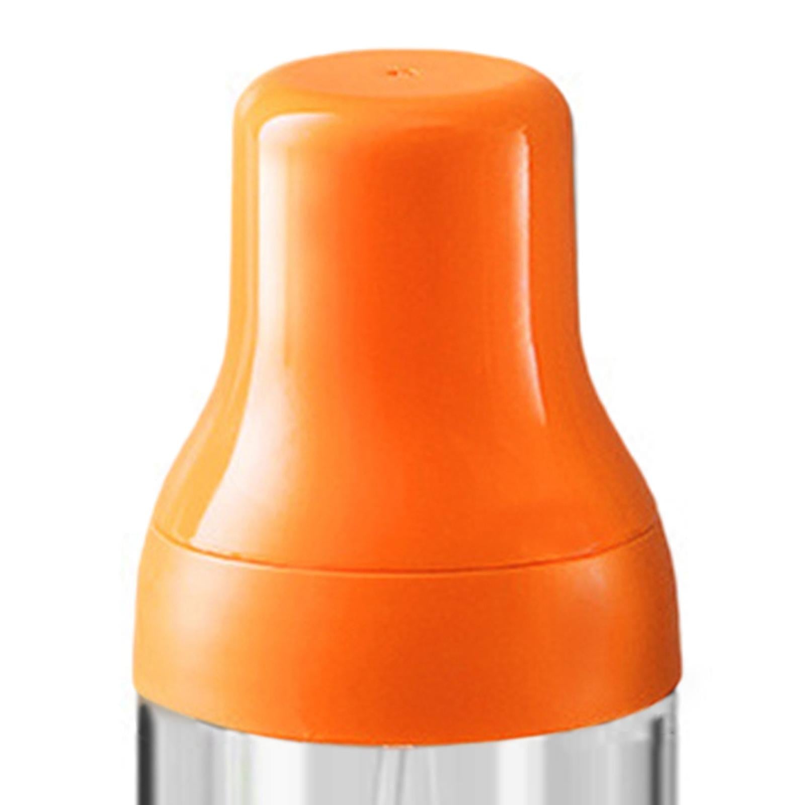 Portable Glass Oil Sprayer Kitchen Supplies for Barbecue Vinegar Sauce 125ML orange