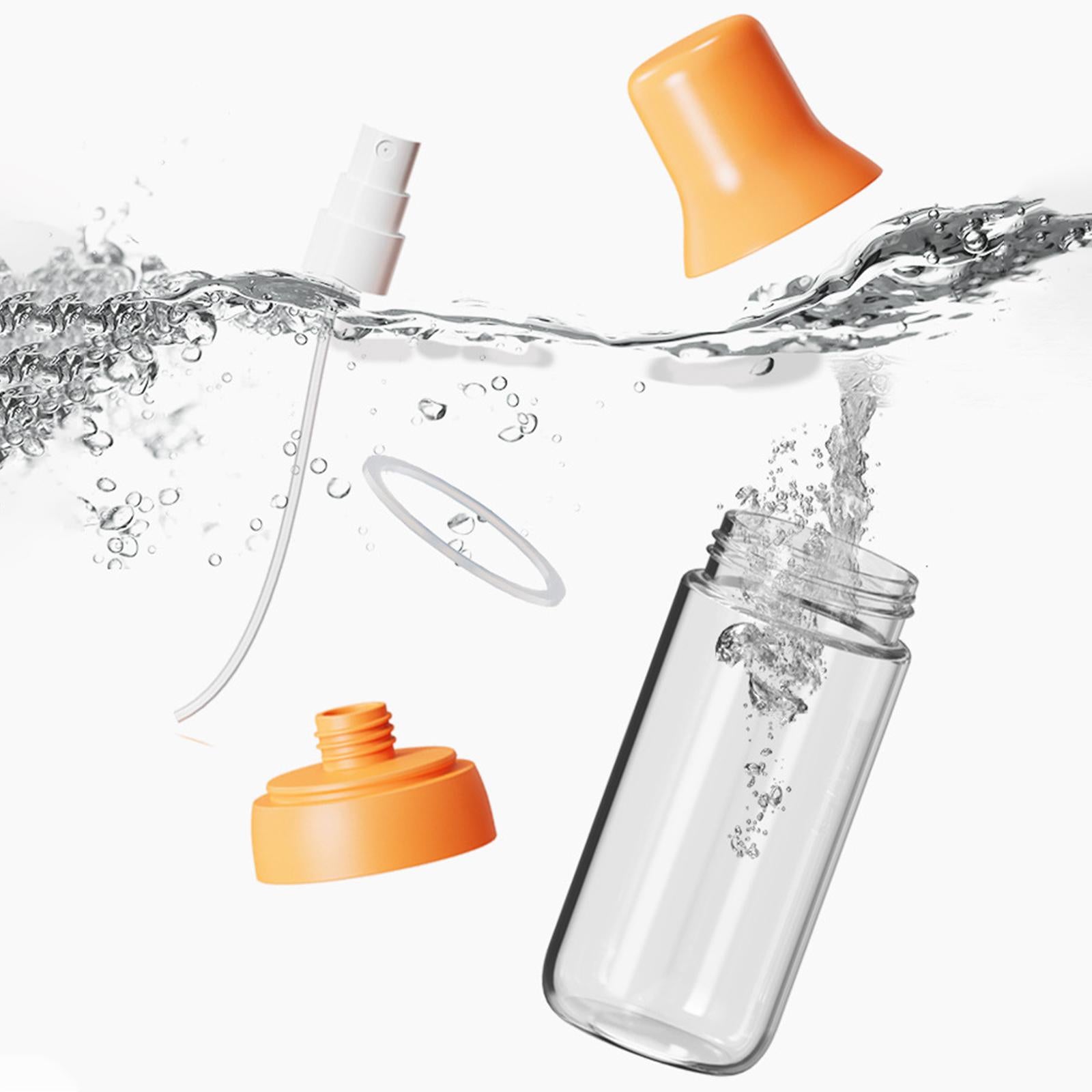 Portable Glass Oil Sprayer Kitchen Supplies for Barbecue Vinegar Sauce 125ML orange