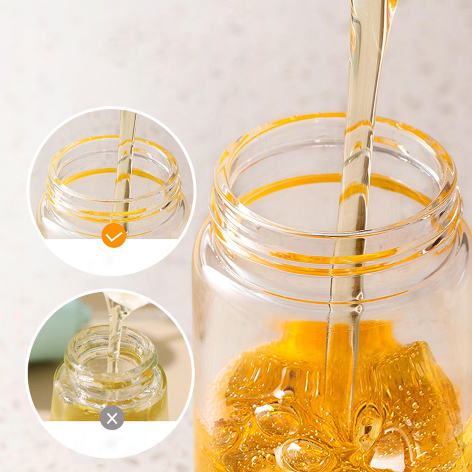 Portable Glass Oil Sprayer Kitchen Supplies for Barbecue Vinegar Sauce 125ML orange
