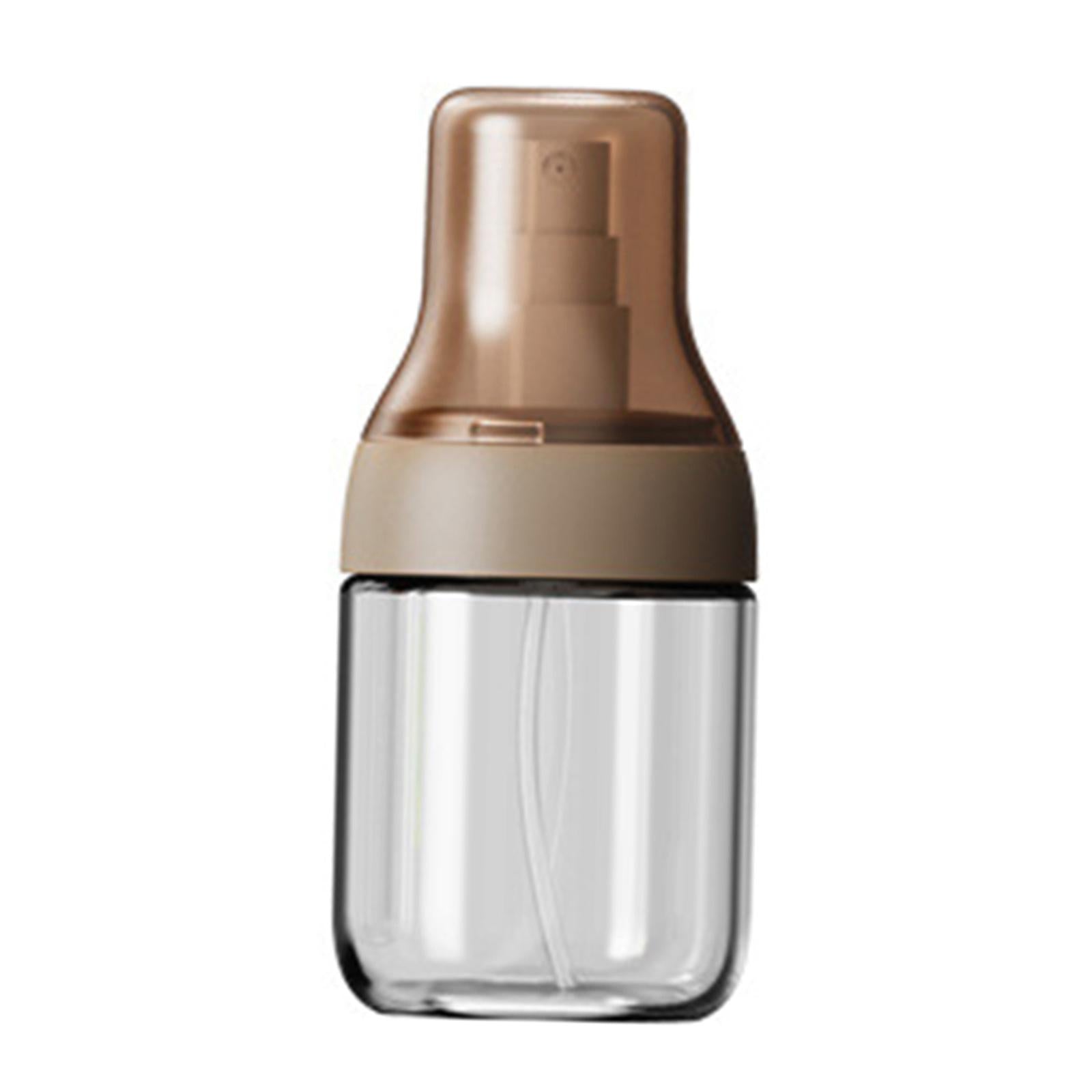 Portable Glass Oil Sprayer Kitchen Supplies for Barbecue Vinegar Sauce 125ML brown
