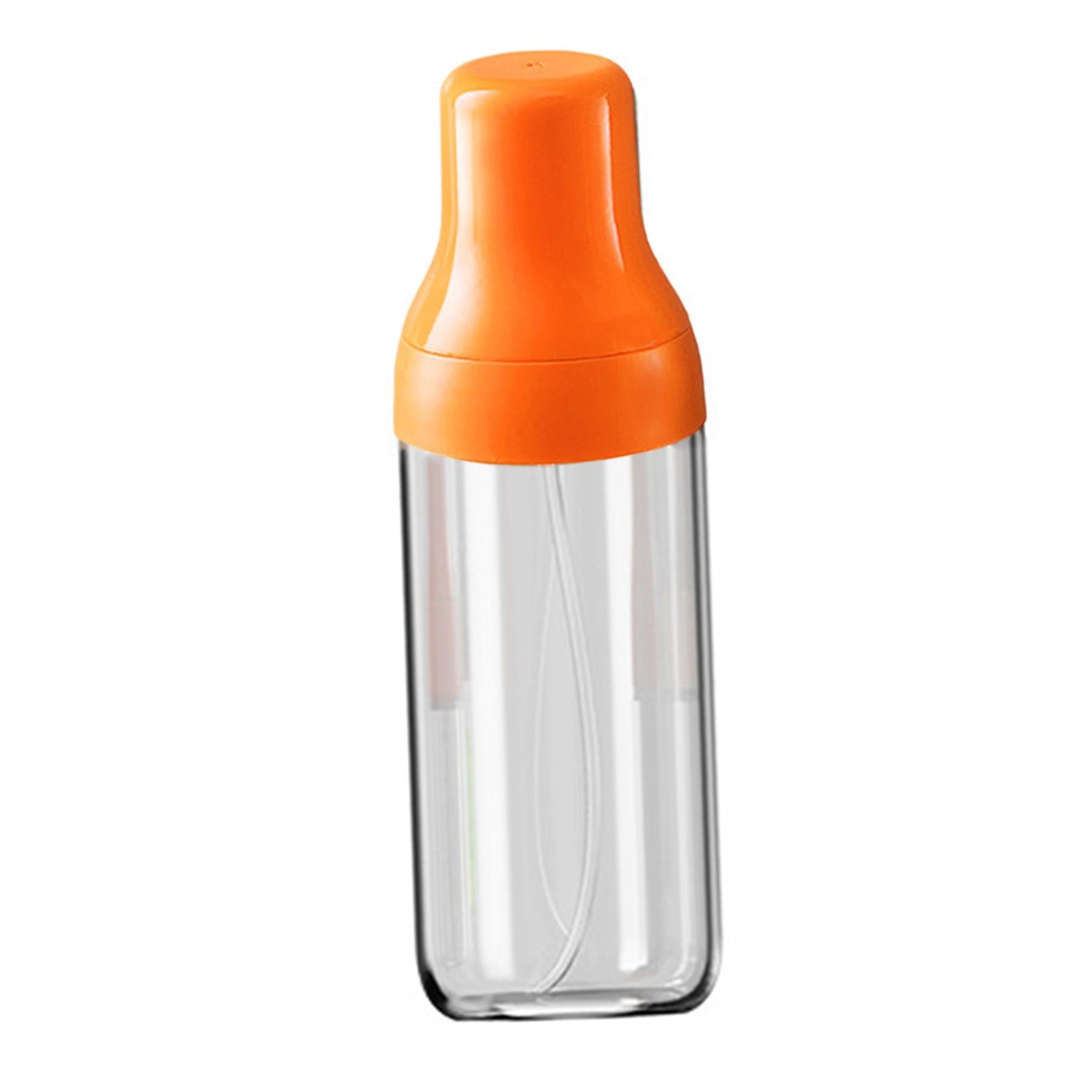 Portable Glass Oil Sprayer Kitchen Supplies for Barbecue Vinegar Sauce 250ML orange
