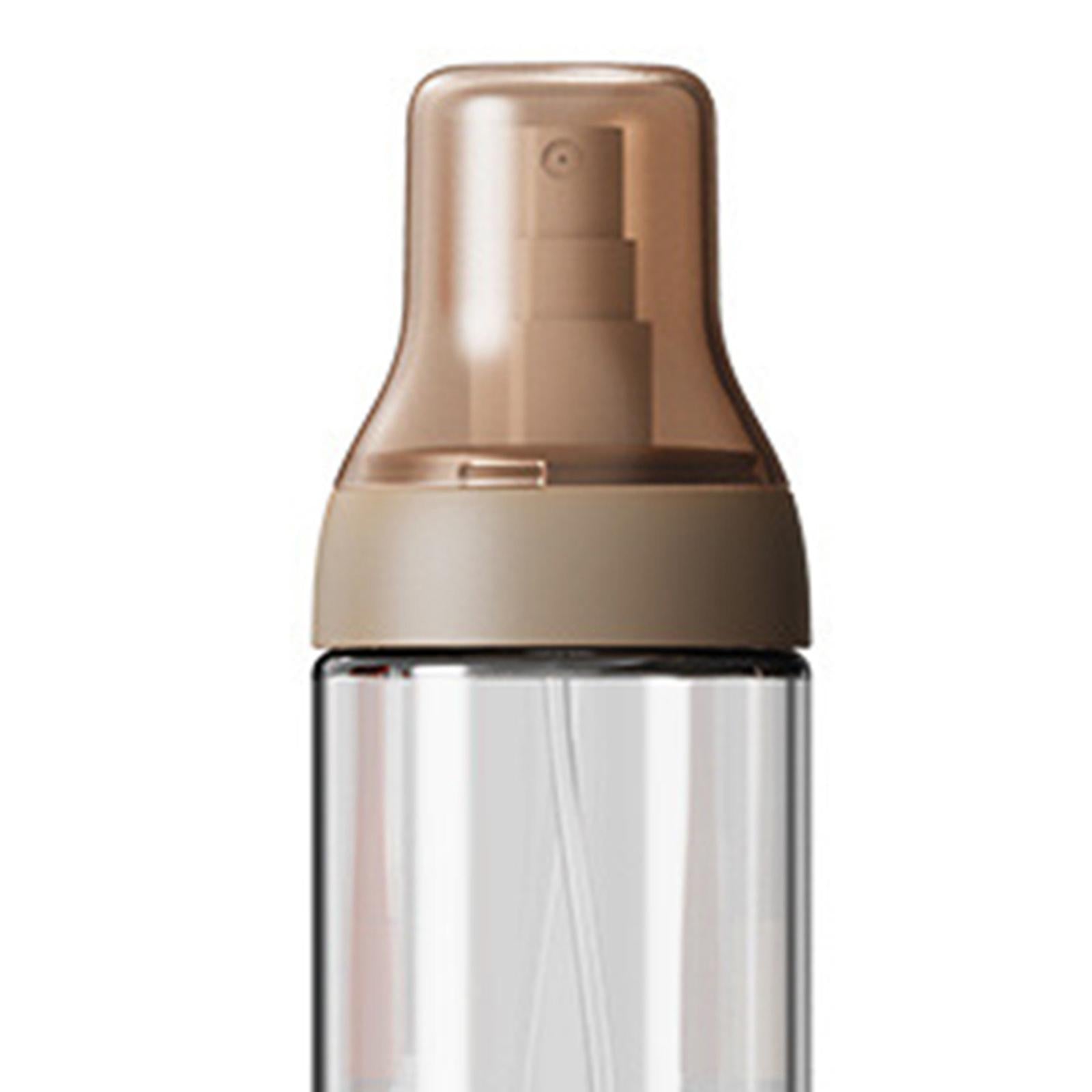 Portable Glass Oil Sprayer Kitchen Supplies for Barbecue Vinegar Sauce 250ML brown