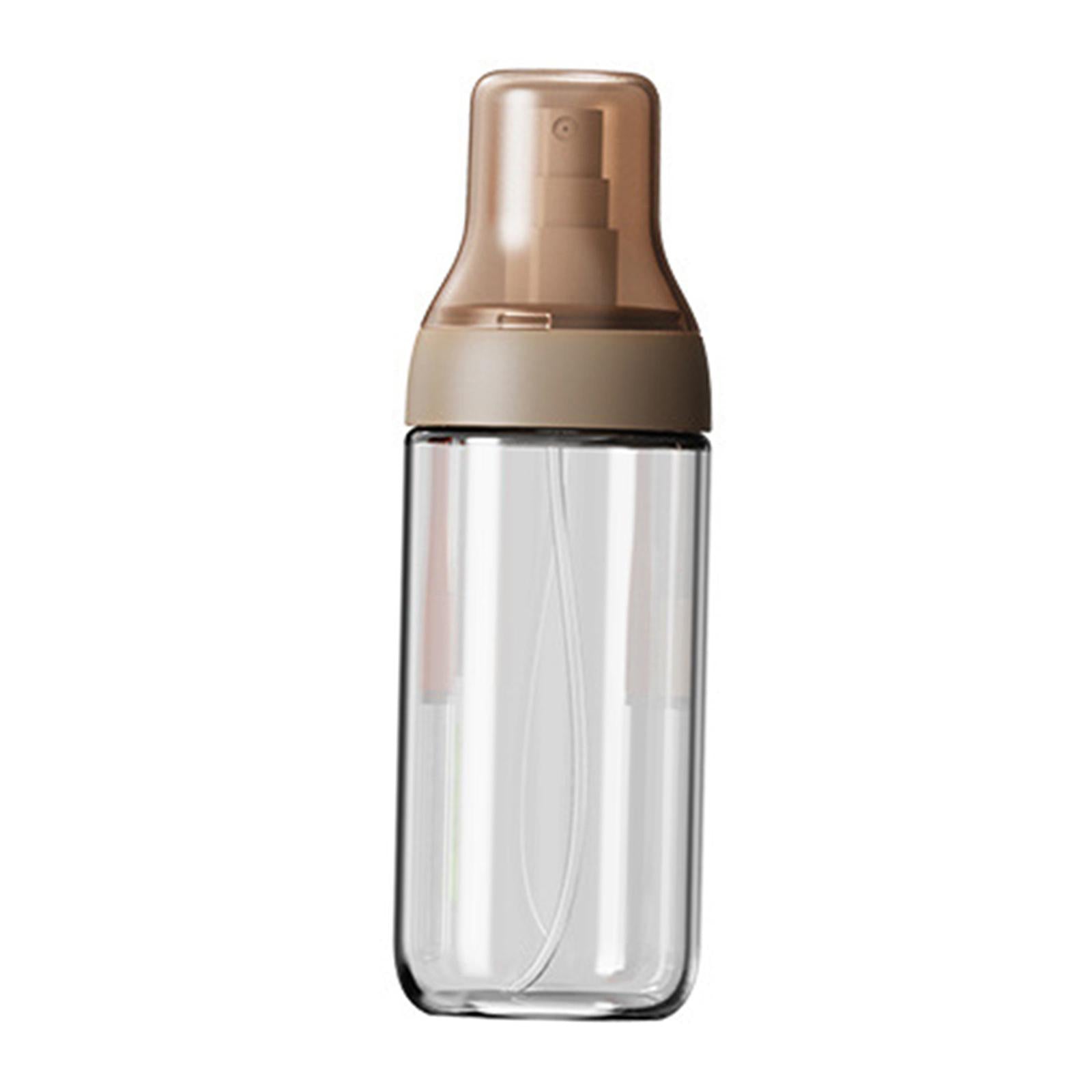 Portable Glass Oil Sprayer Kitchen Supplies for Barbecue Vinegar Sauce 250ML brown