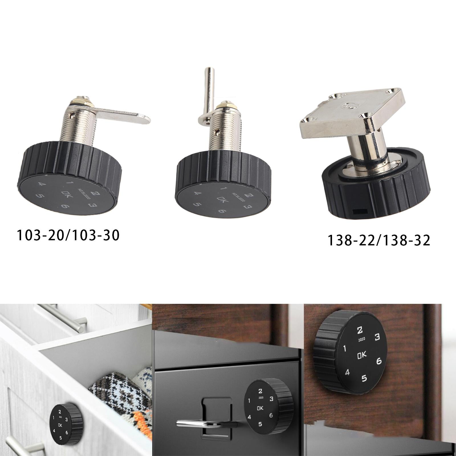 Digital Electronic Coded Lock for Mailbox Cabinet Door Sauna Drawer Security 20cm Mailbox Lock