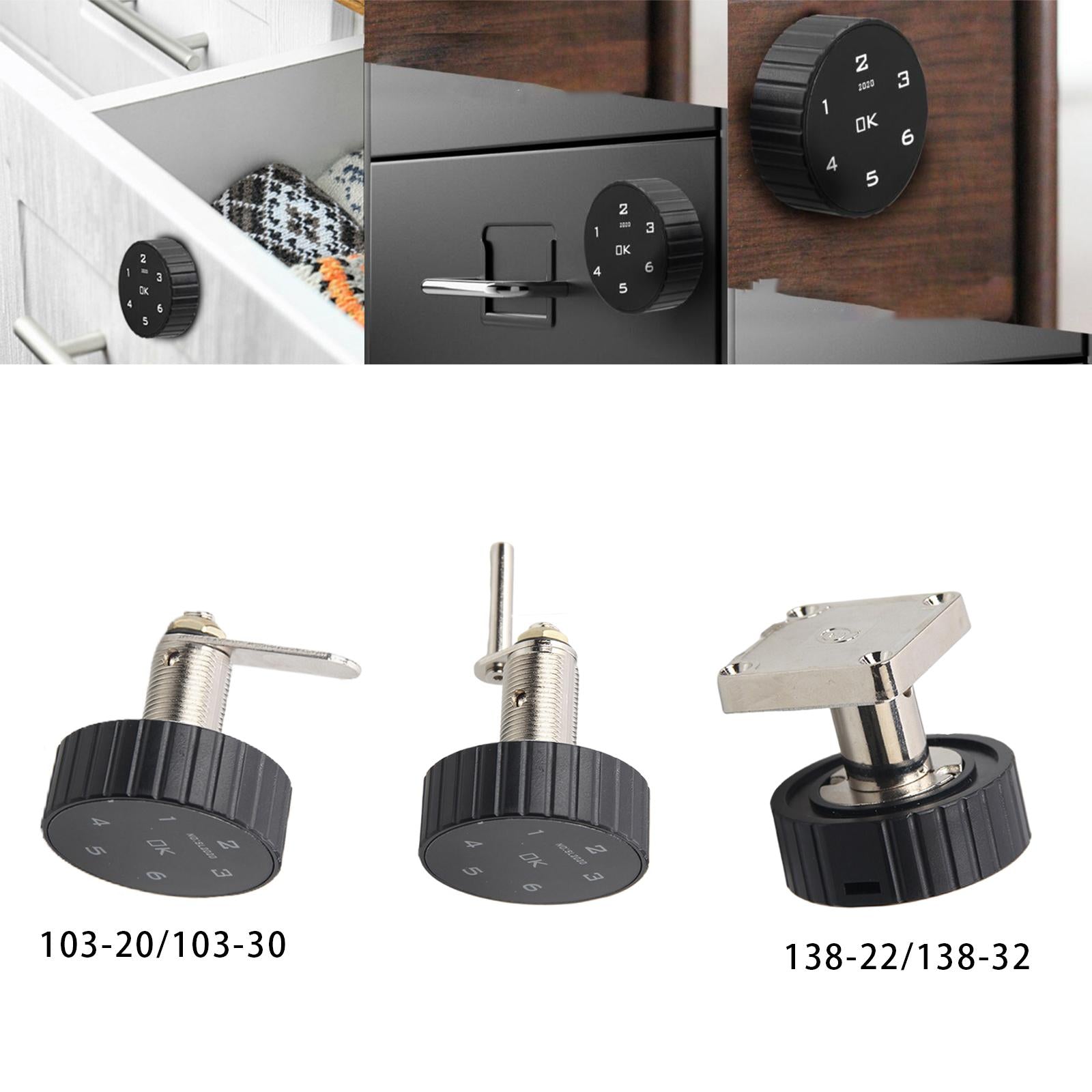 Digital Electronic Coded Lock for Mailbox Cabinet Door Sauna Drawer Security 20cm Mailbox Lock
