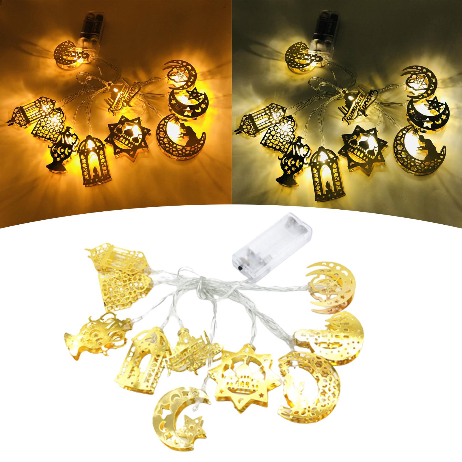 Eid Decoration Light Ramadan Decor Light Curtain Light for Patio 1.65 Meters