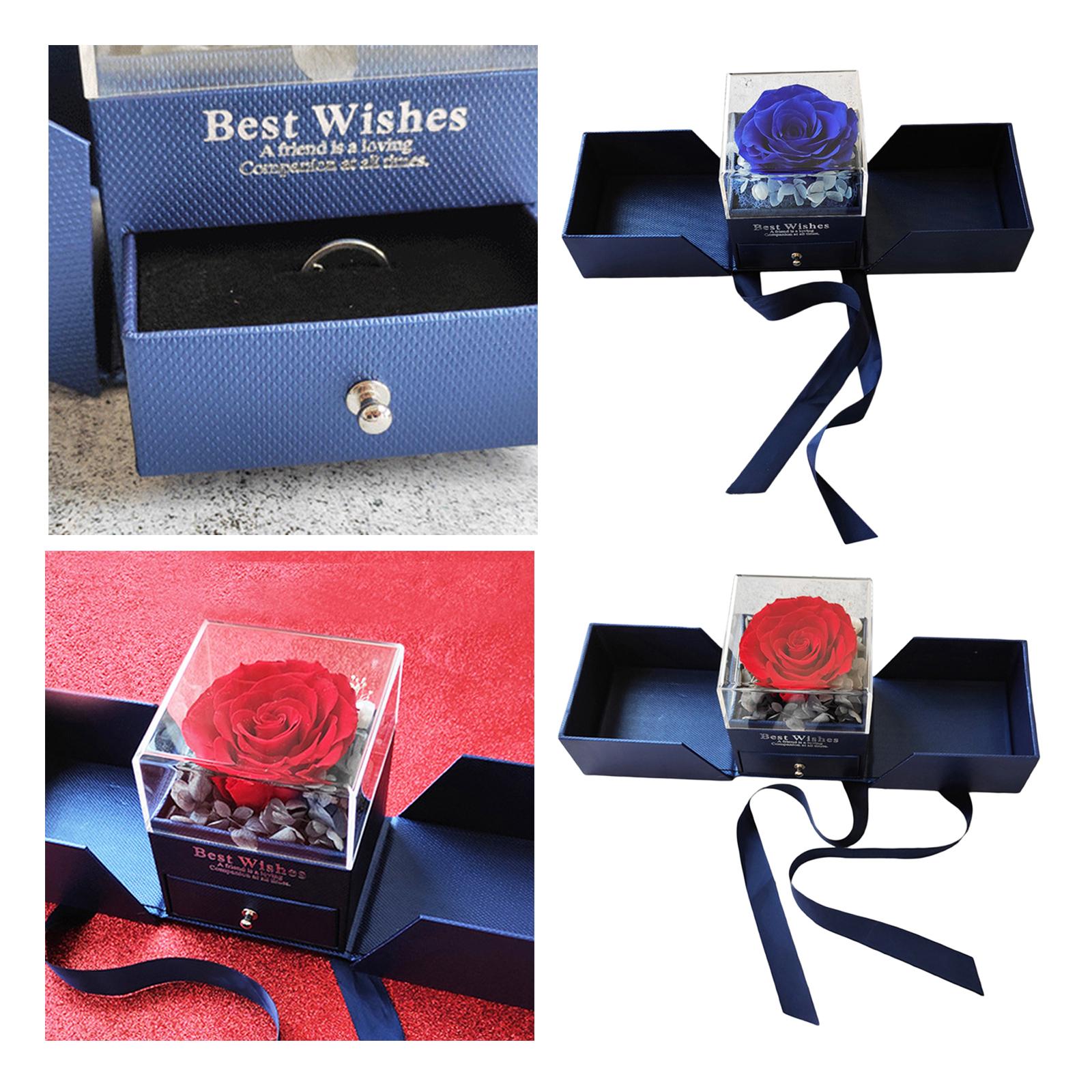Natural Preserved Rose Eternal Rose for Valentines Day Mothers Day Women red