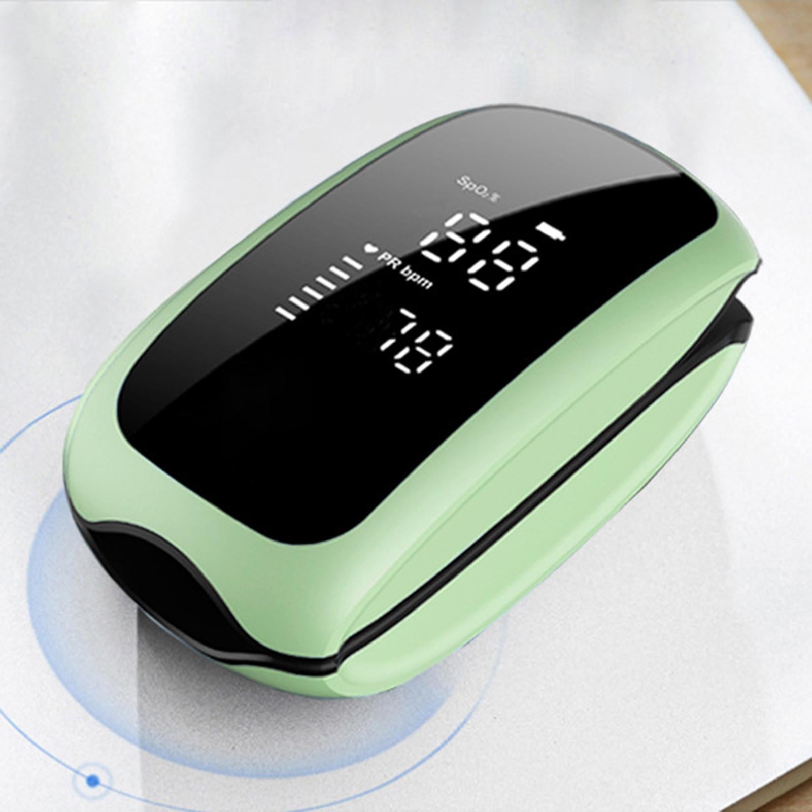 Portable Fingertip Pulse Oximeter Blood Oxygen Saturation Monitor  Green