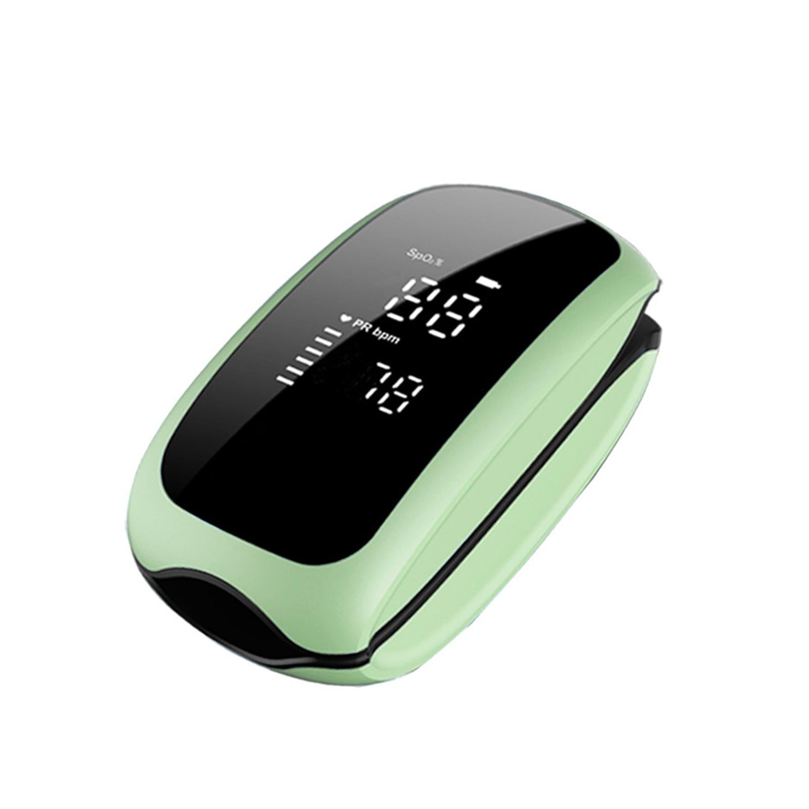 Portable Fingertip Pulse Oximeter Blood Oxygen Saturation Monitor  Green