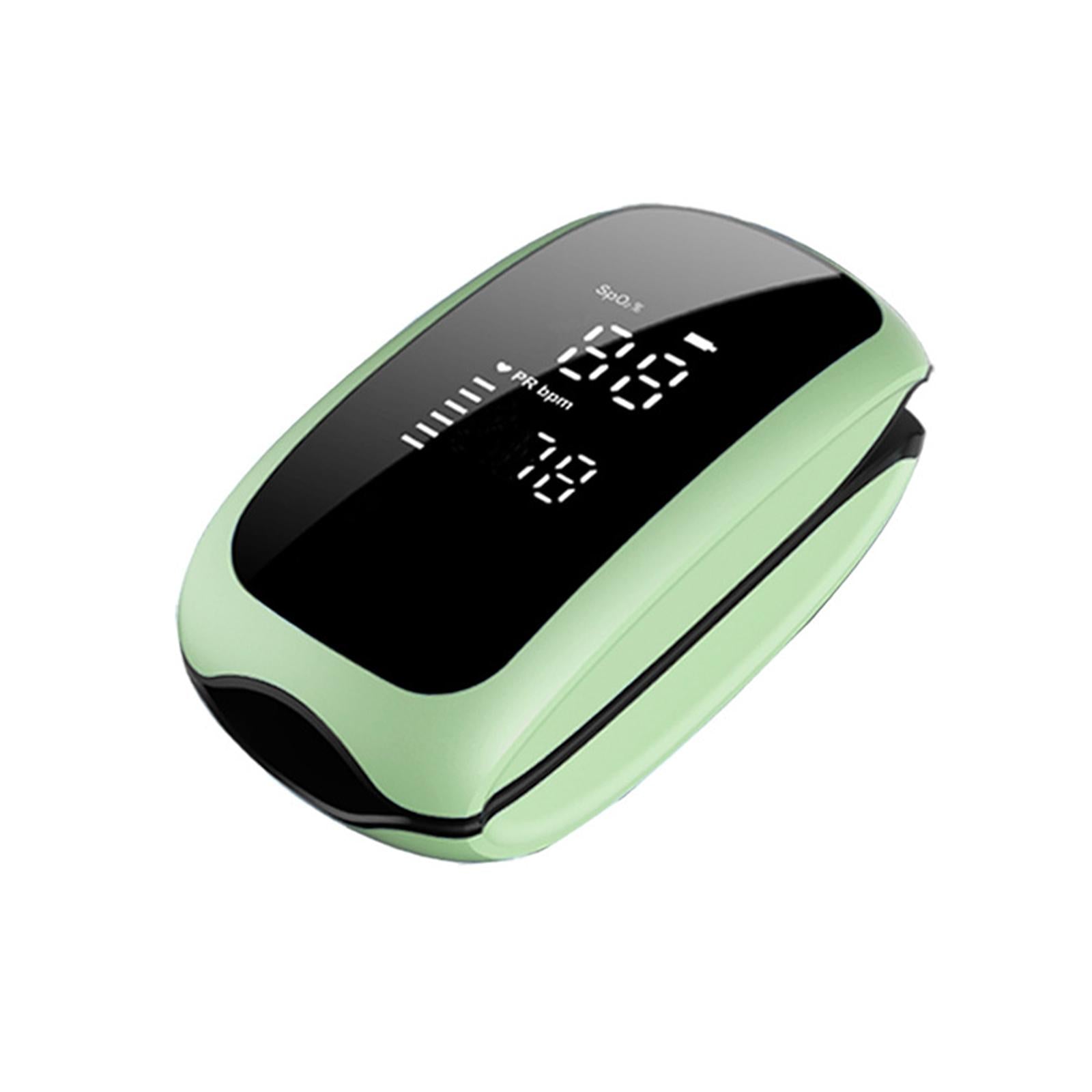 Portable Fingertip Pulse Oximeter Blood Oxygen Saturation Monitor  Green