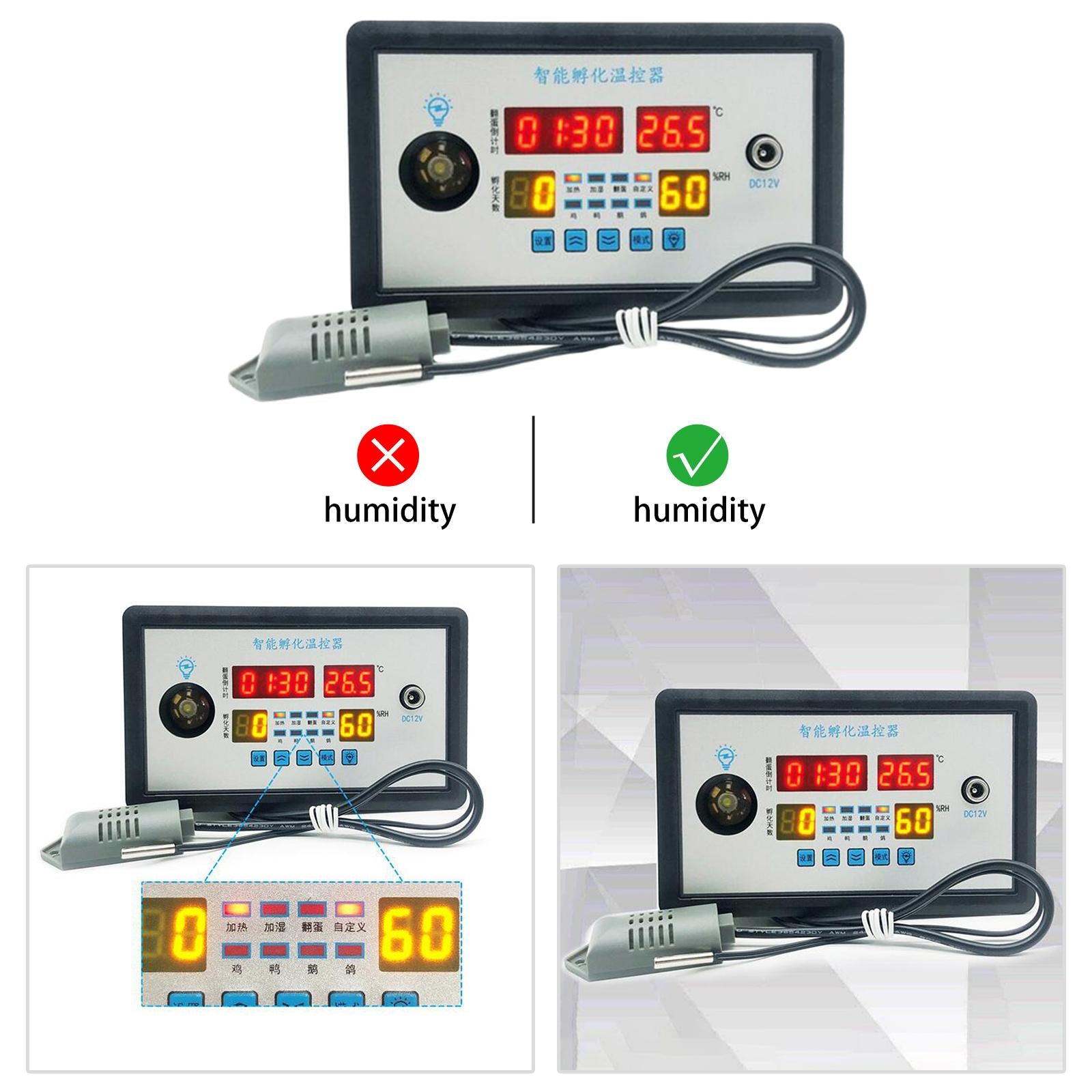 Automatic Incubator Management System Controller for Birds Eggs Smart Sensor Without Humidity