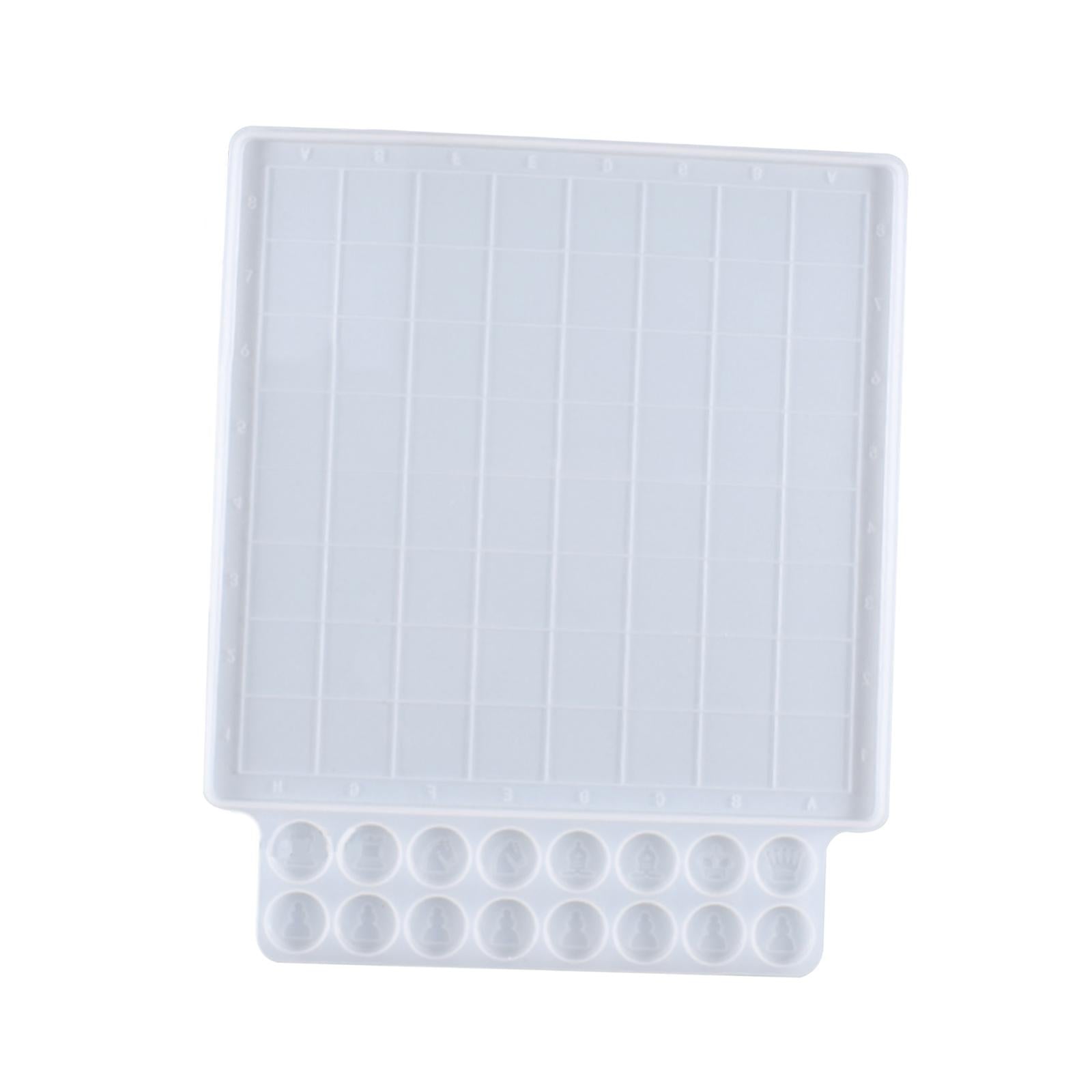 Chess Board Epoxy Mold 3D Resin Molds for DIY Crafts Making Gift