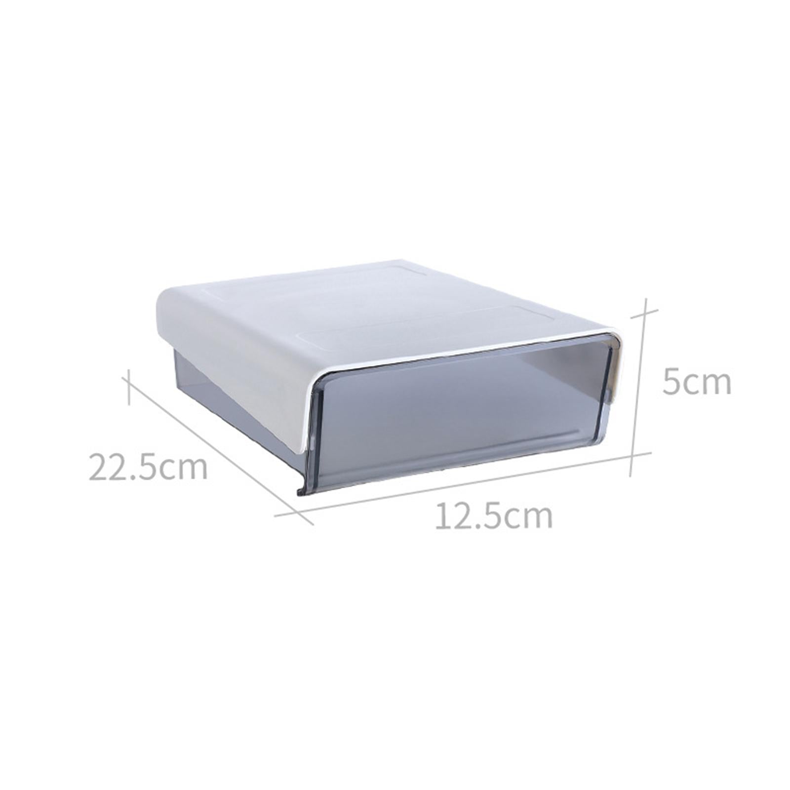 Under Table Drawer with Smooth Sliding Track for Makeup Small black