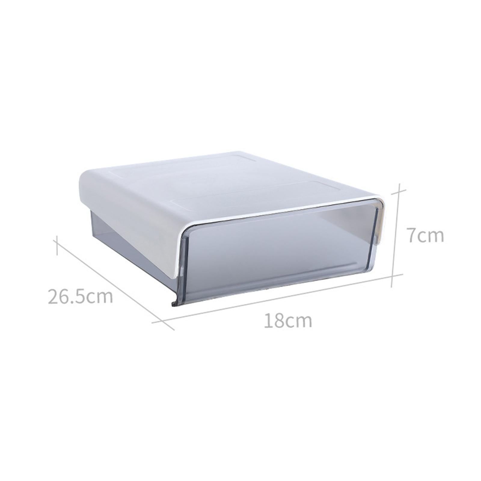 Under Table Drawer with Smooth Sliding Track for Makeup Large black