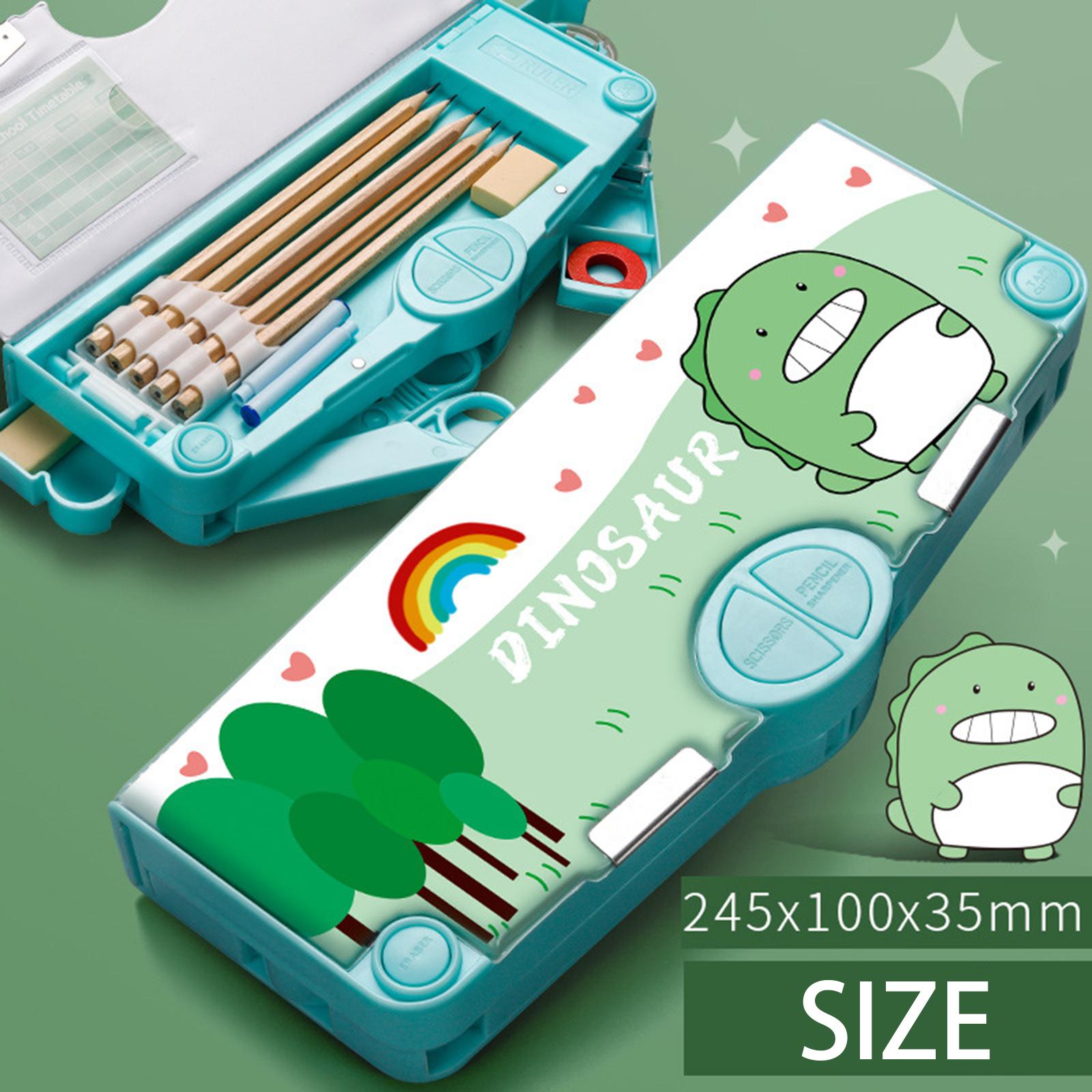 Cute Pencil Box Pencil Case for Student Gift School Supplies Middle School Dinosaur