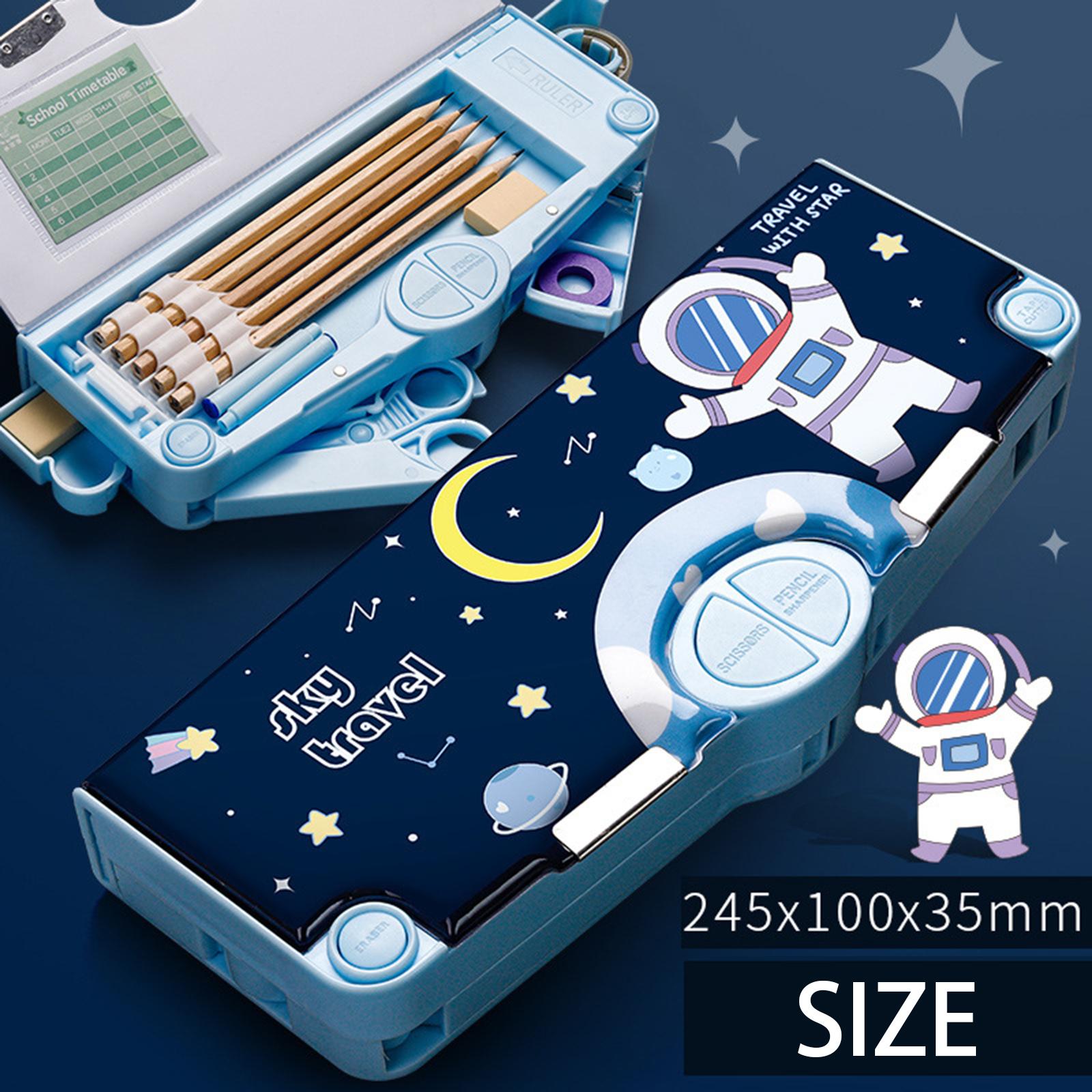 Cute Pencil Box Pencil Case for Student Gift School Supplies Middle School Astronaut
