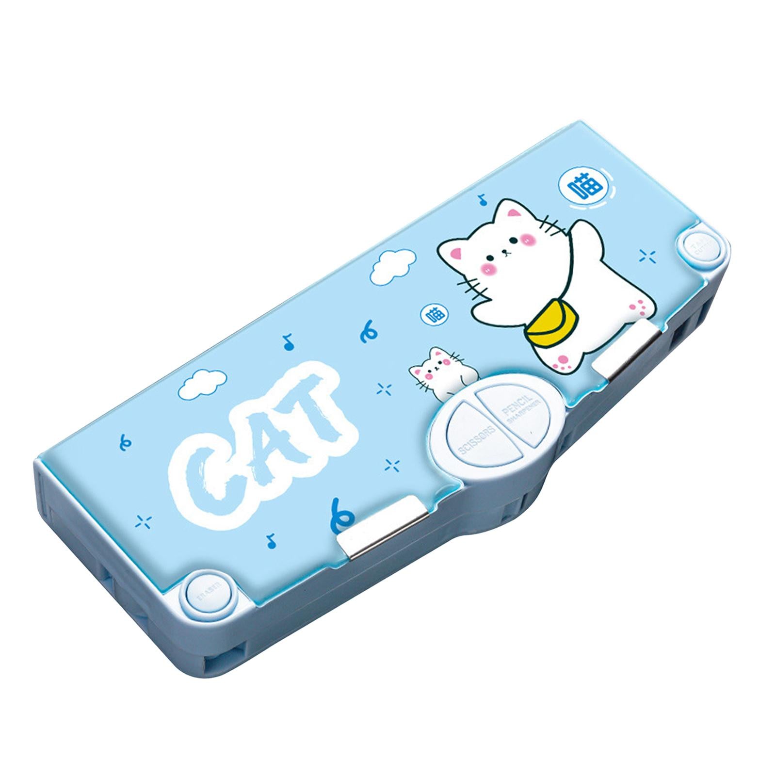 Cute Pencil Box Pencil Case for Student Gift School Supplies Middle School Lucky Cat