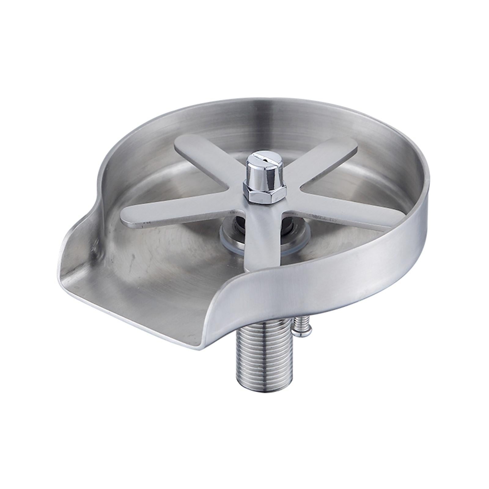Kitchen Glass Rinser Bar Sink Cleaner Cup Washer Glass Rinser  Tray