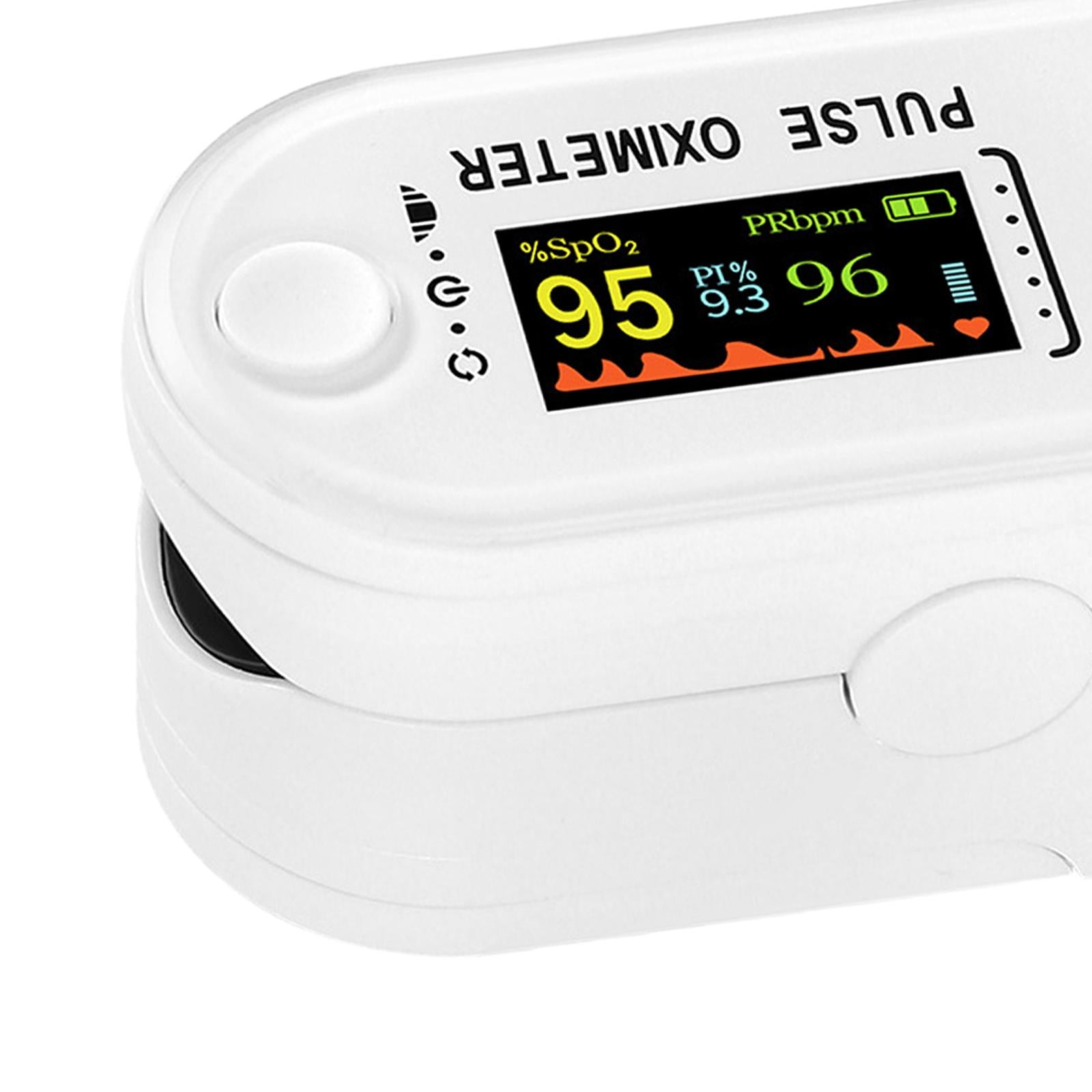 Finger Pulse Oximeter Blood Oxygen Saturation Meter  White