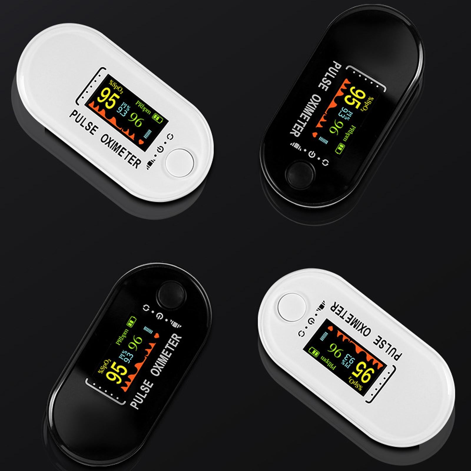 Finger Pulse Oximeter Blood Oxygen Saturation Meter  White