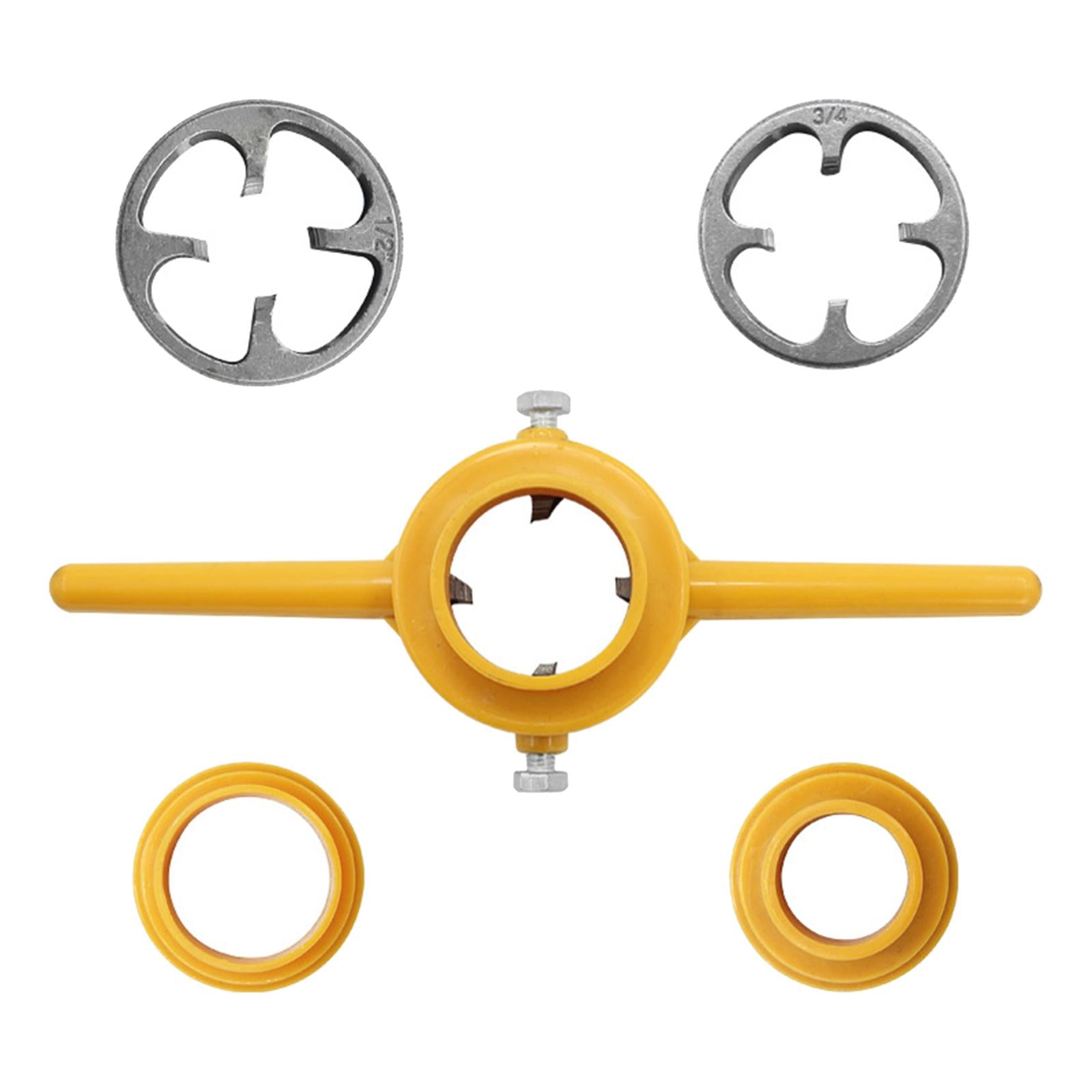 Thread Maker Tools Kit NPT Die Set 1/2 Inch 3/4 Inch 1 Inch For Pumps Pipes