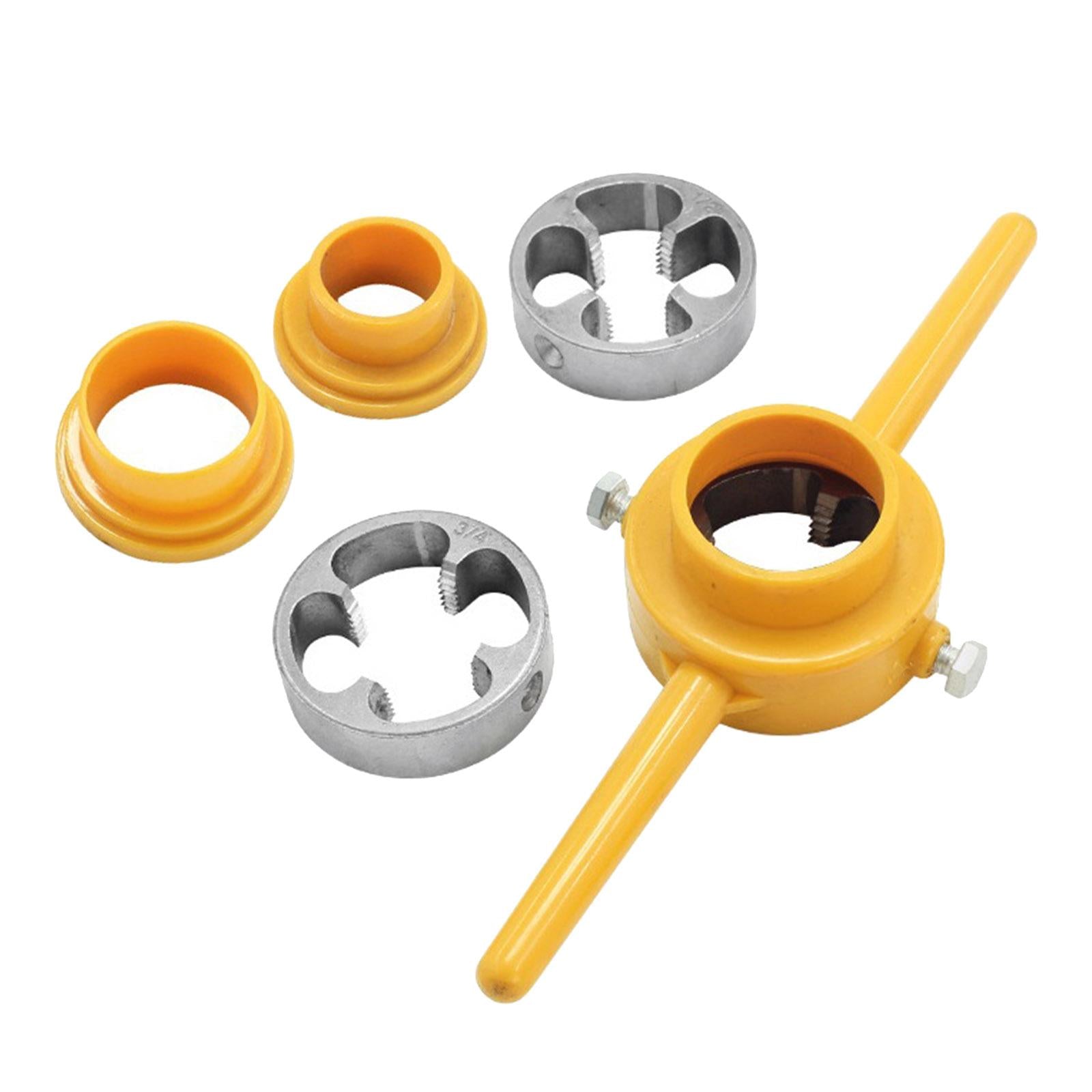 Thread Maker Tools Kit NPT Die Set 1/2 Inch 3/4 Inch 1 Inch For Pumps Pipes