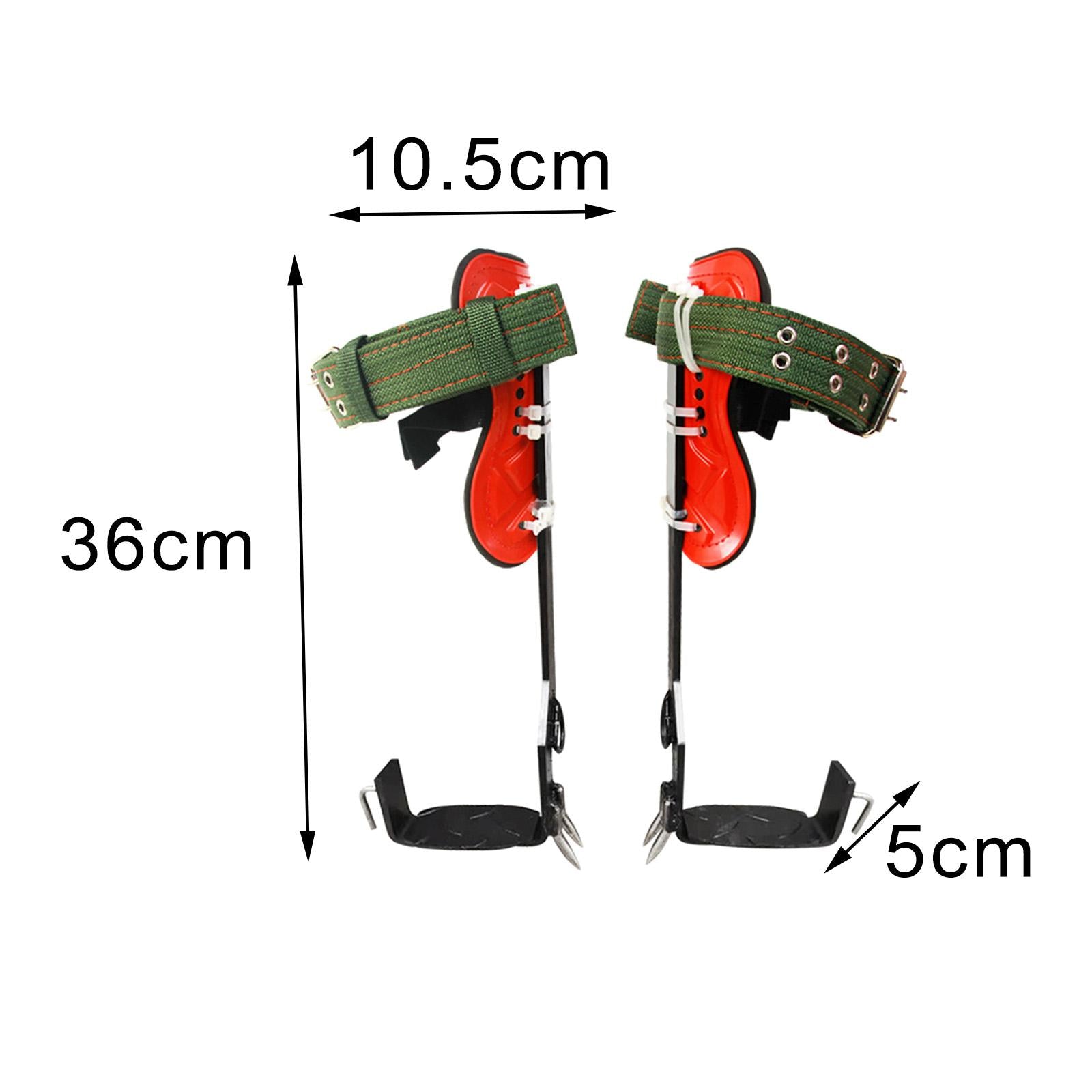 Carbon Steel Climbing Tree Spikes Set for Hunting Rock Climbing Camping 2 Gear