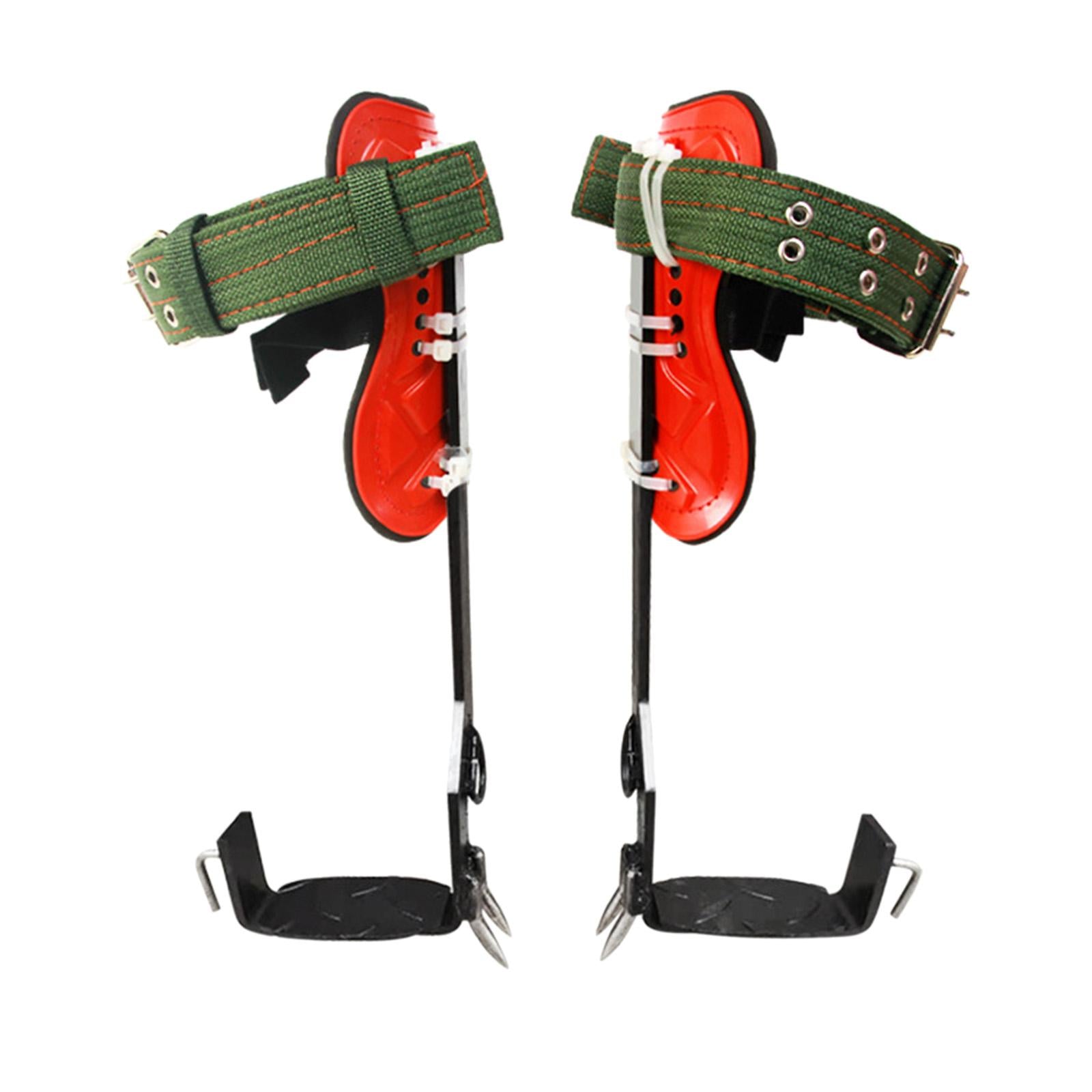 Carbon Steel Climbing Tree Spikes Set for Hunting Rock Climbing Camping 2 Gear