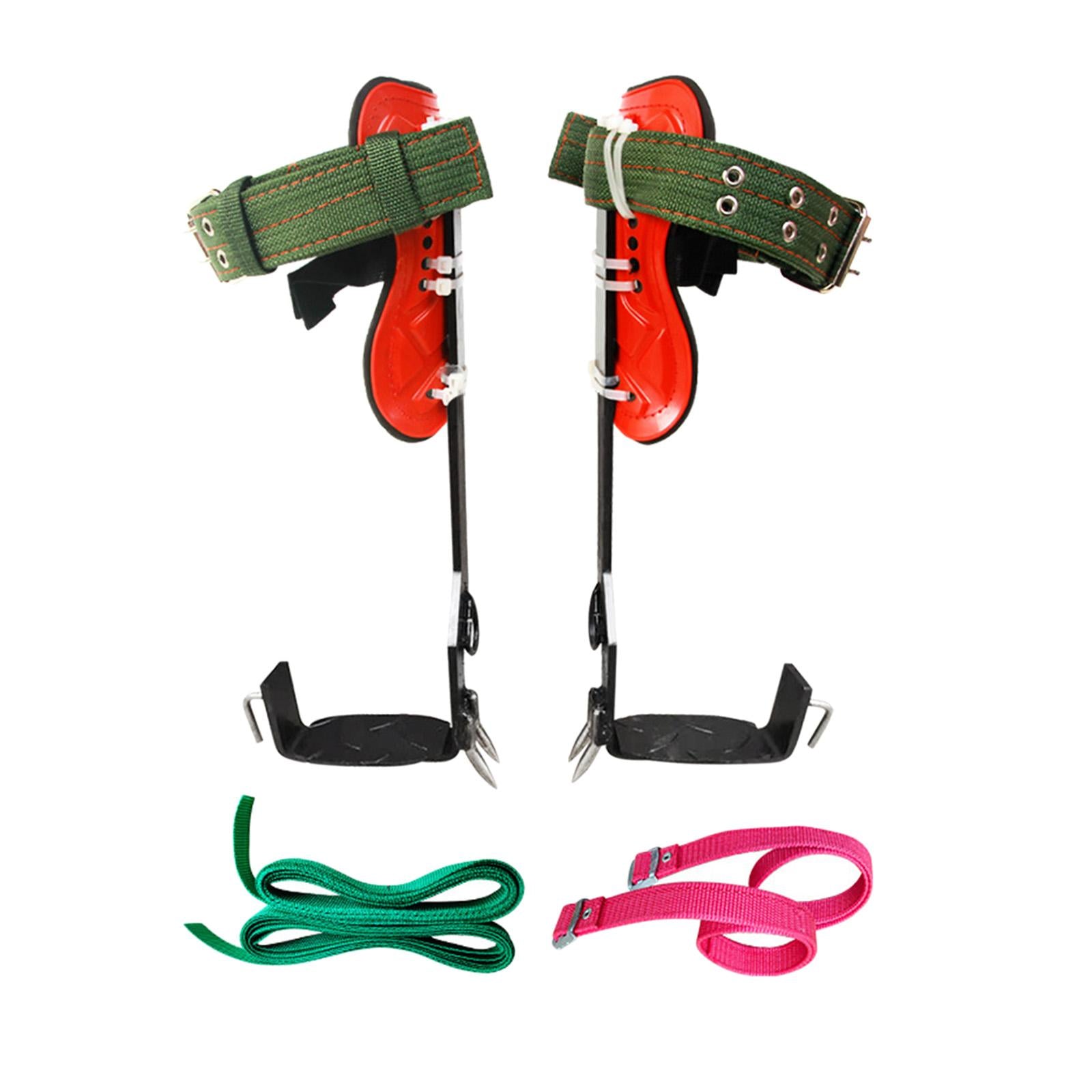 Carbon Steel Climbing Tree Spikes Set for Hunting Rock Climbing Camping 2 Gear