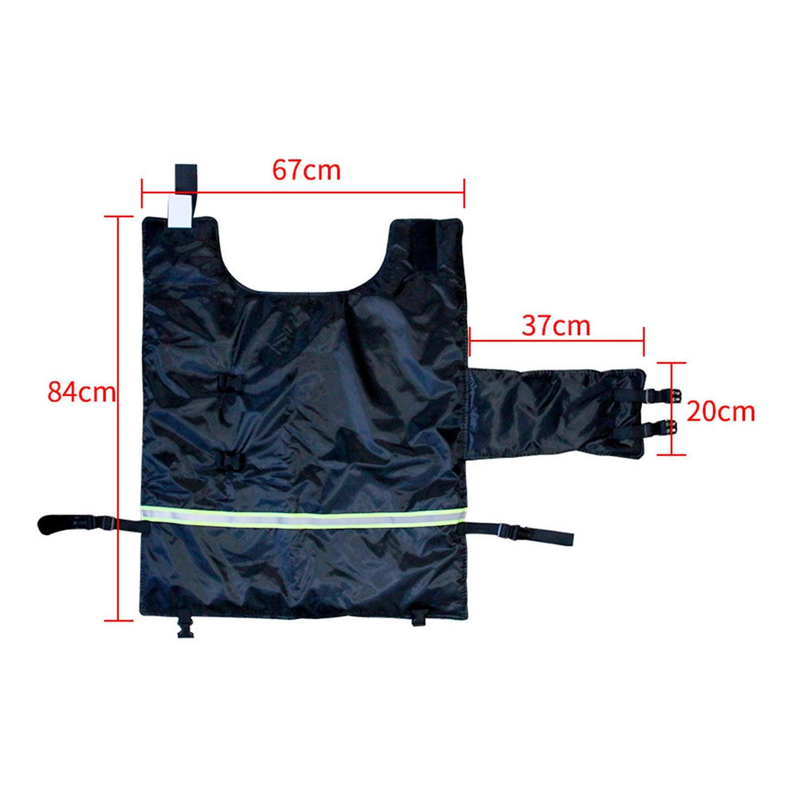 Cow Calf Coat Cotton-Padded with Belly Band Clothing for Keep Warm Farmhouse Black