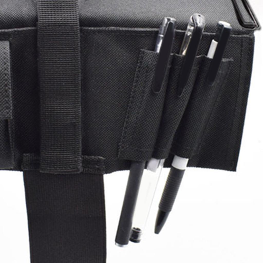 Aviation Aviators Pilot Style Kneeboard VFR IFR Clipboard Bag Black