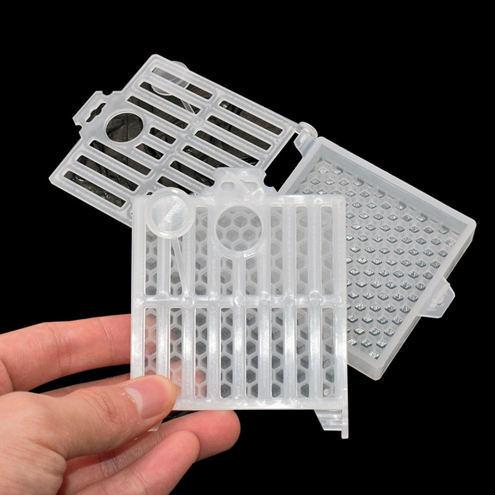 Queen Bee Post Cage Catcher Transparent Bee Farm Beekeeping Supplies Durable