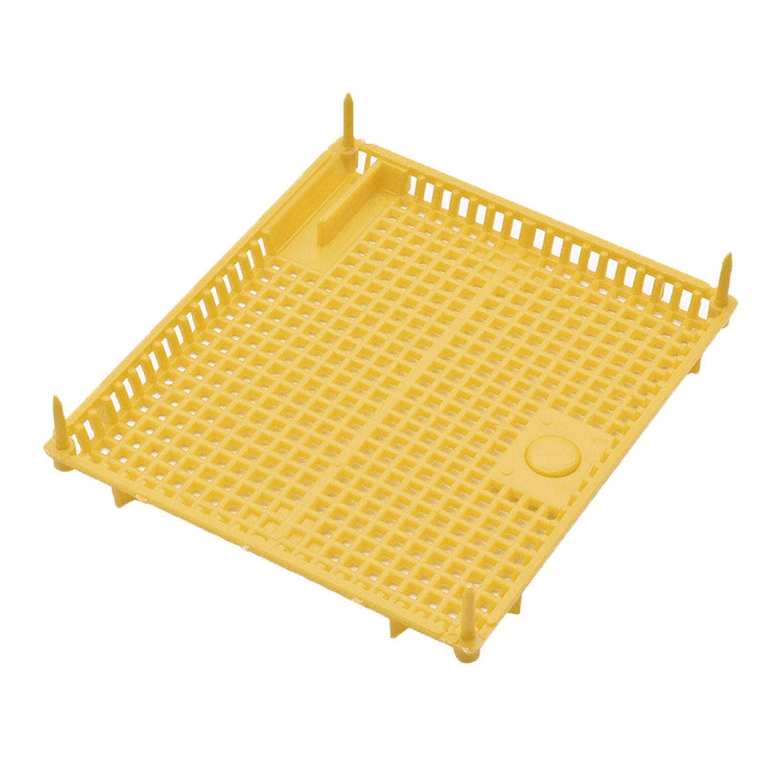 Queen Bee Isolator Introducing Cage Plastic Equipment Reusable Beekeeping Yellow