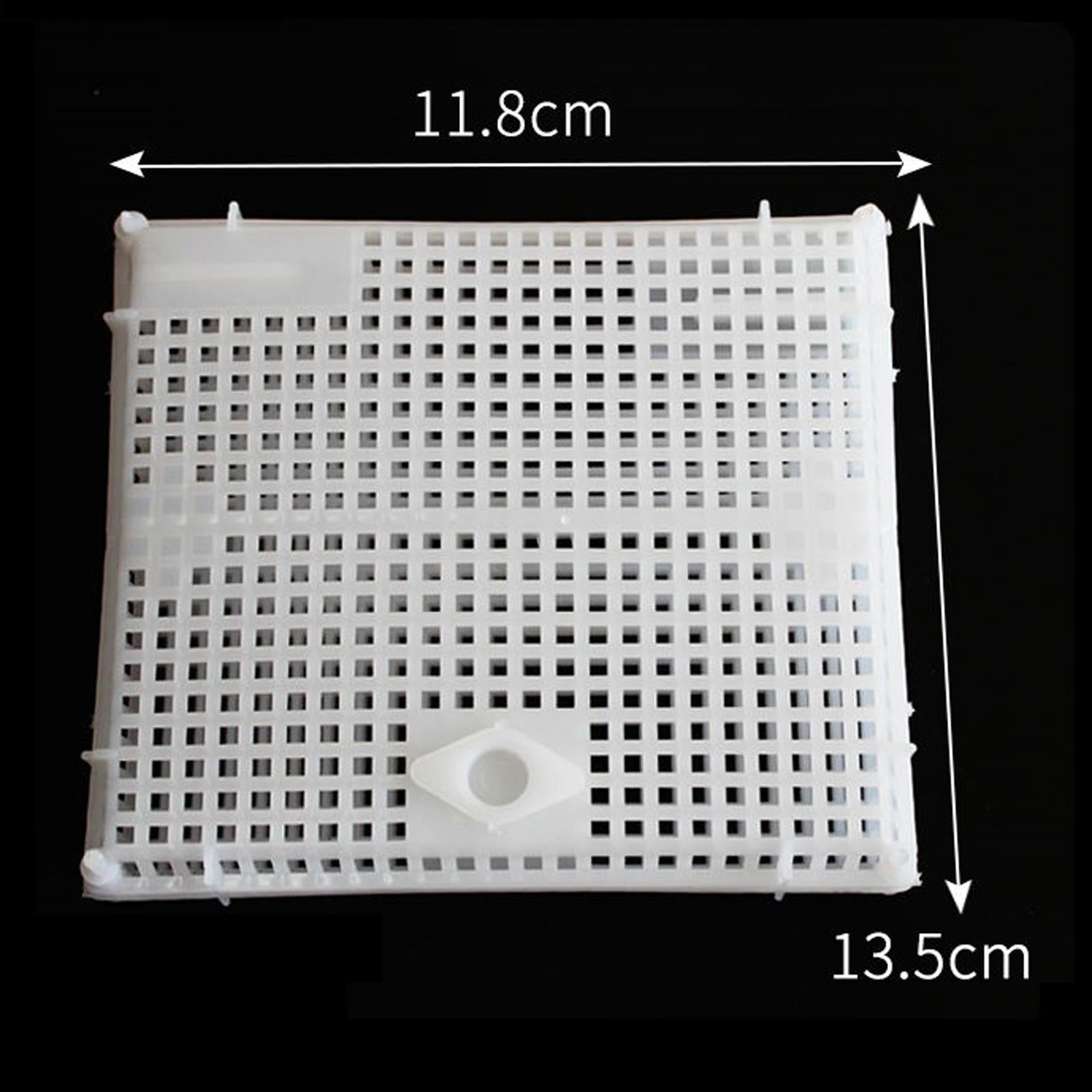 Queen Bee Isolator Introducing Cage Plastic Equipment Reusable Beekeeping White