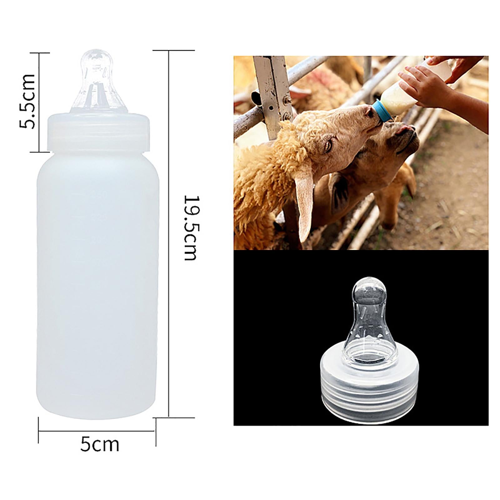 850ml Lamb Milk Bottle with Scale for Nursing Feeding Equipment Farm Animal bottle set