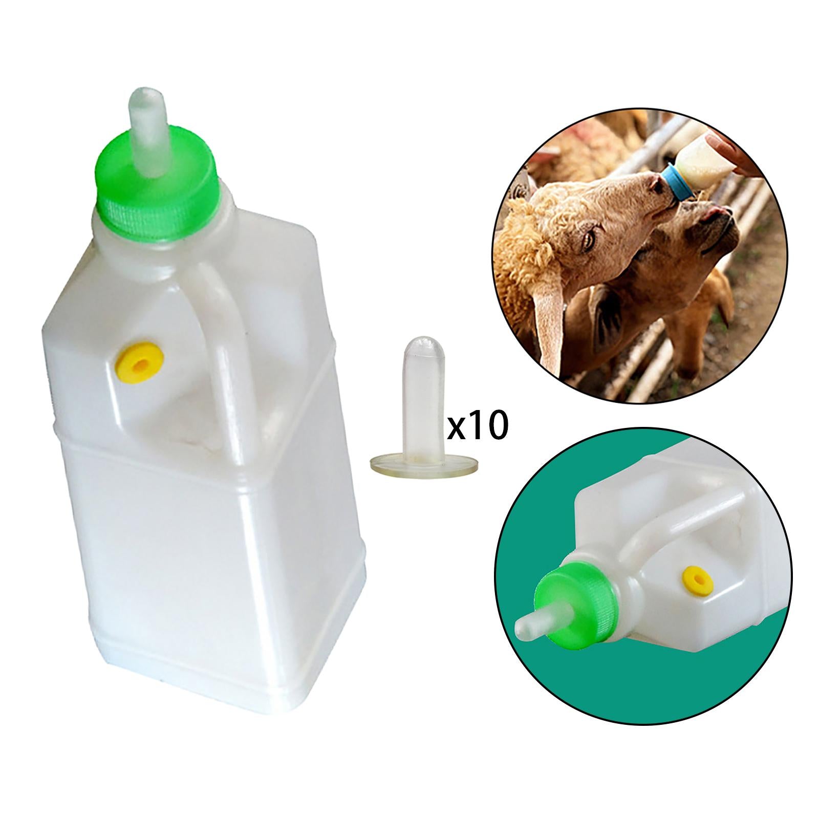 850ml Lamb Milk Bottle with Scale for Nursing Feeding Equipment Farm Animal bottle set