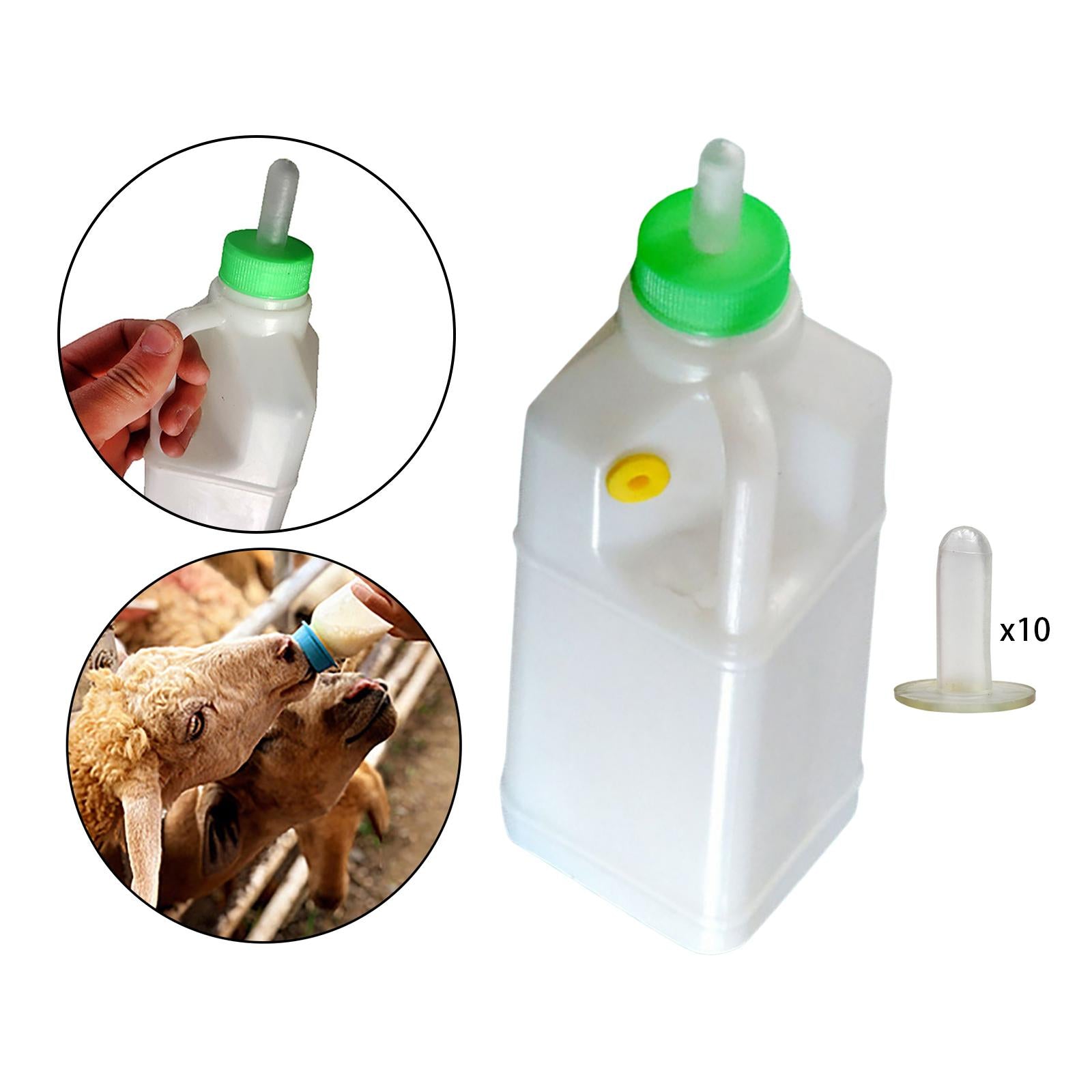 850ml Lamb Milk Bottle with Scale for Nursing Feeding Equipment Farm Animal bottle set