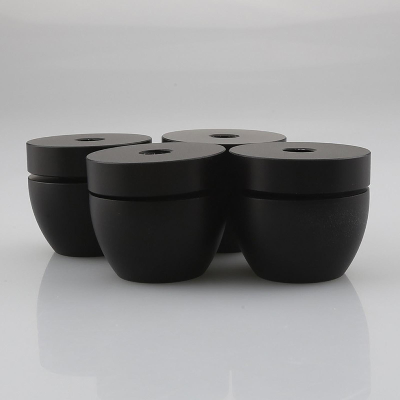 4Pcs Audio Absorber Foot Feet Pads Audio Pads for CD Player  Black