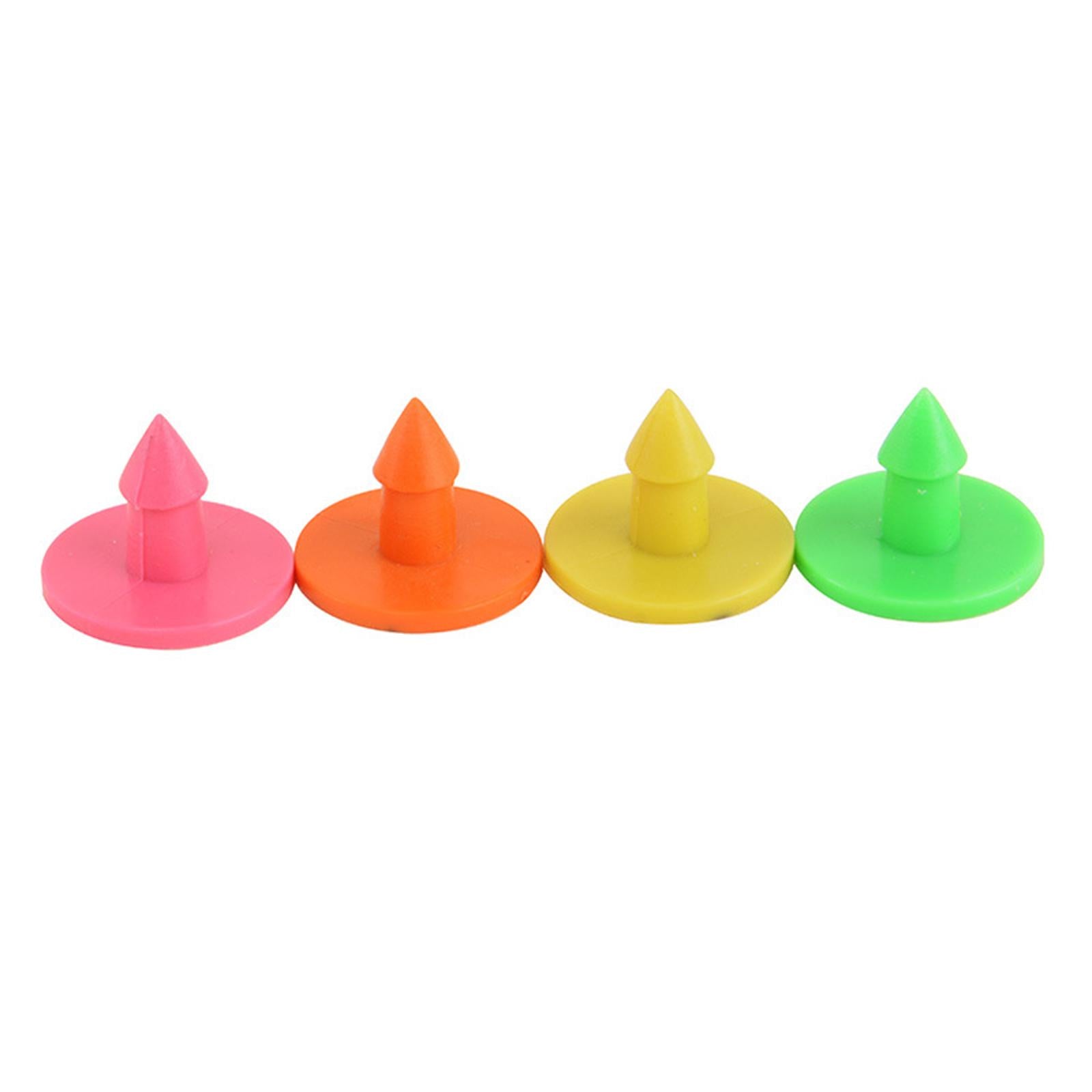 100 Pieces Ear Tag Anti-Dropping Plastic Animal for Livestock Sheep Cow