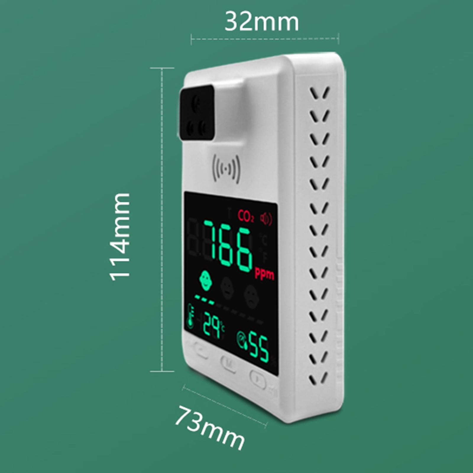 Carbon Dioxide Monitor 400-6000 ppm Air Quality Monitor for Kitchen Office