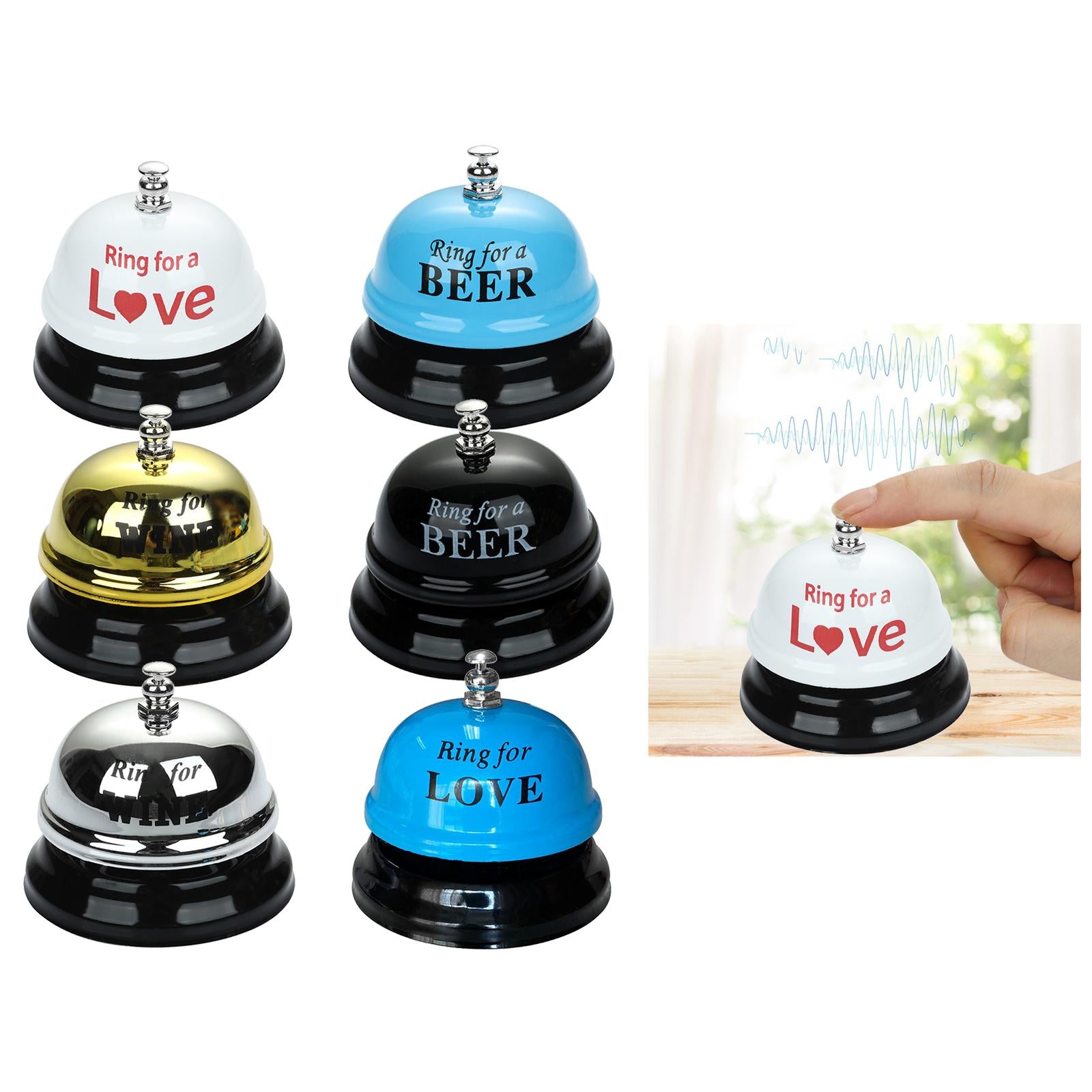Reception Desk Service Bell Restaurant Call Bell Service for Kitchen School White