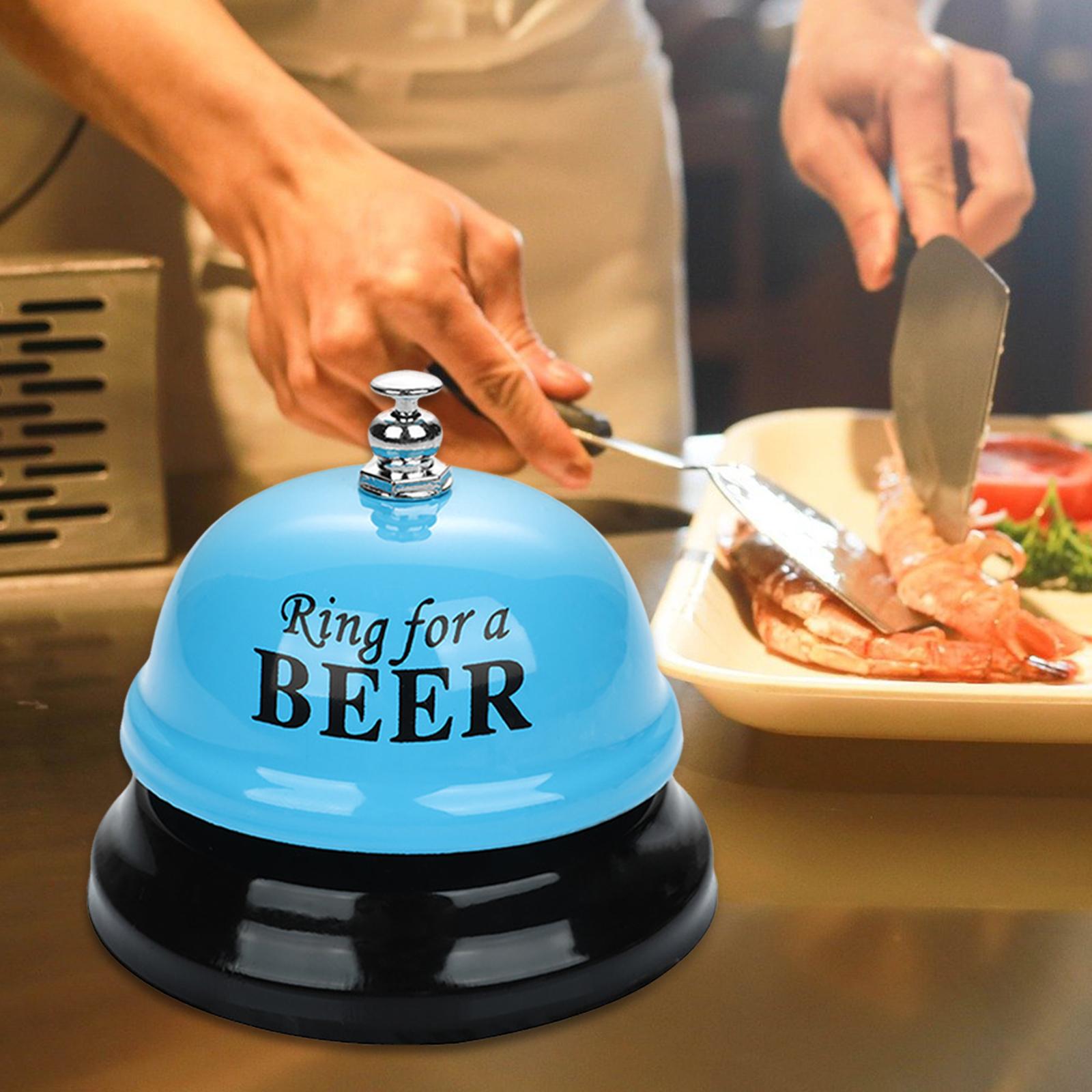 Reception Desk Service Bell Restaurant Call Bell Service for Kitchen School Blue Beer