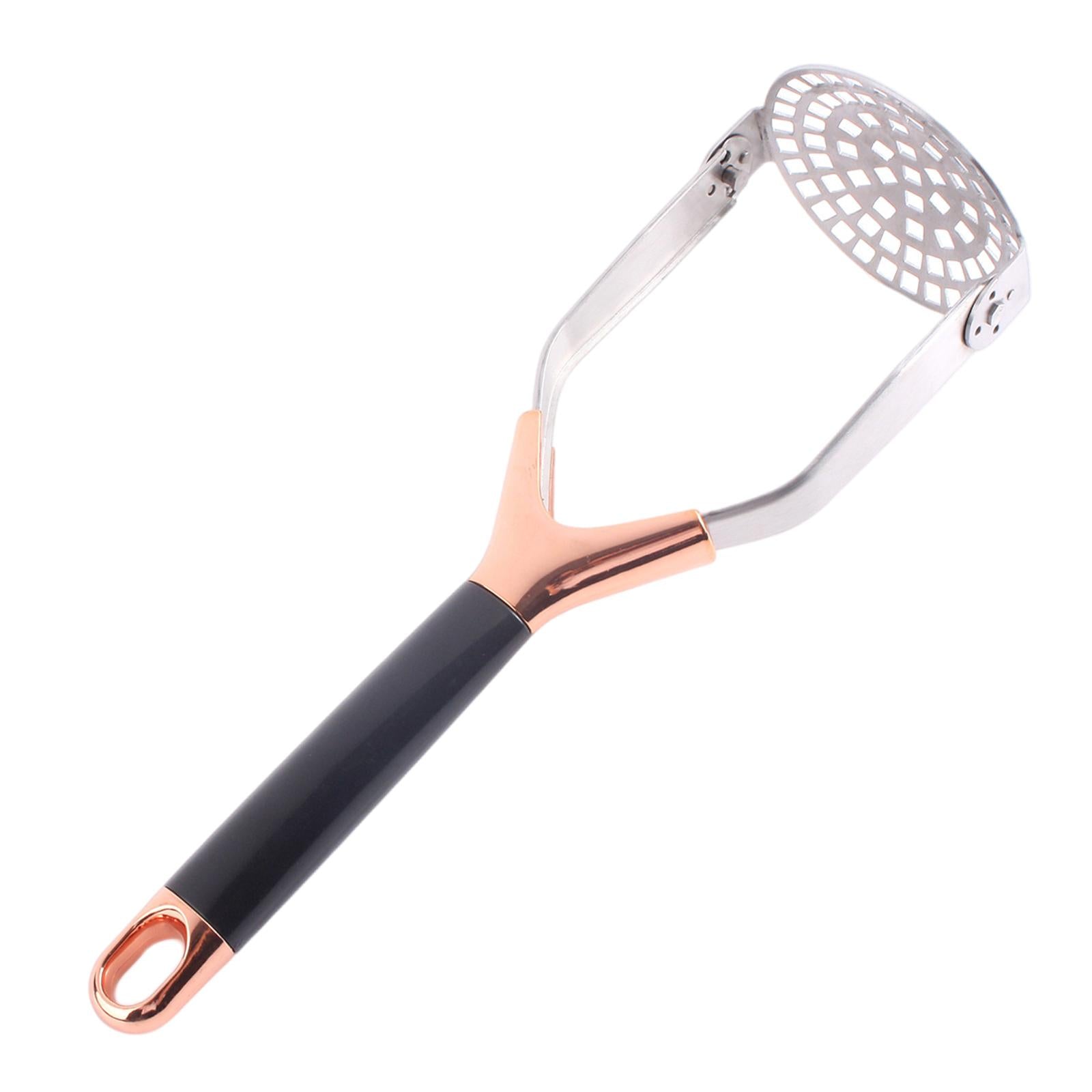 Potato Masher Potato Kitchen Tool for Banana Bread Potato Fruit Rose Golden