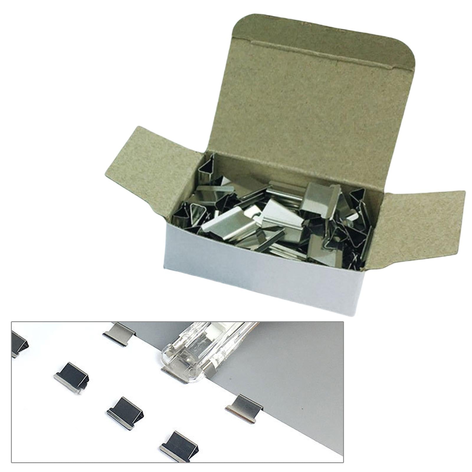 Mini Push Stapler with 50 Clips , 40 Sheet Capacity 50 Clips