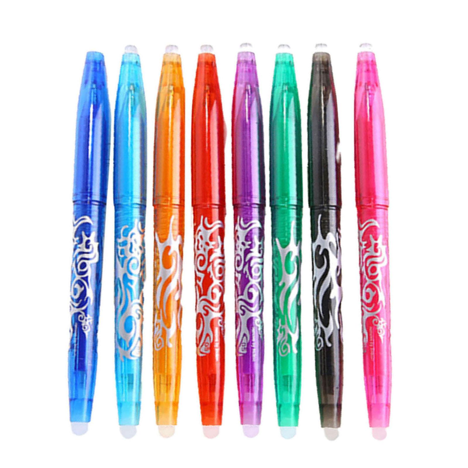 8Pcs Erasable Gel Ink Pen for Classroom School Supplies Home Office Products