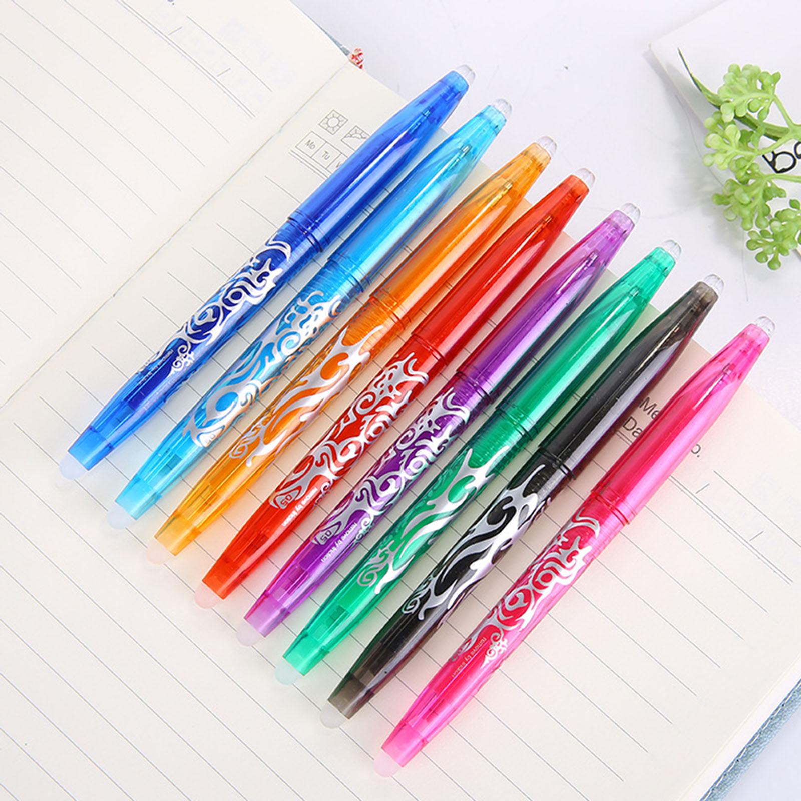 8Pcs Erasable Gel Ink Pen for Classroom School Supplies Home Office Products